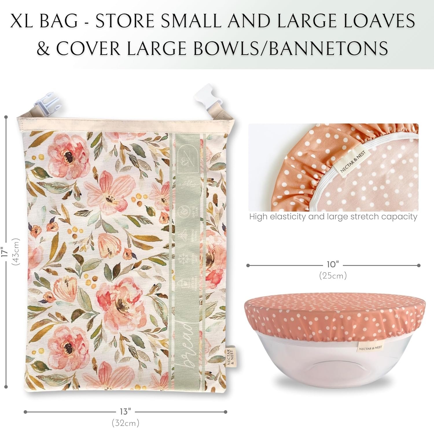 OEM Reusable Beeswax Bread Bags Set for Homemade Sourdough Organic Cotton Bowl Covers Factory