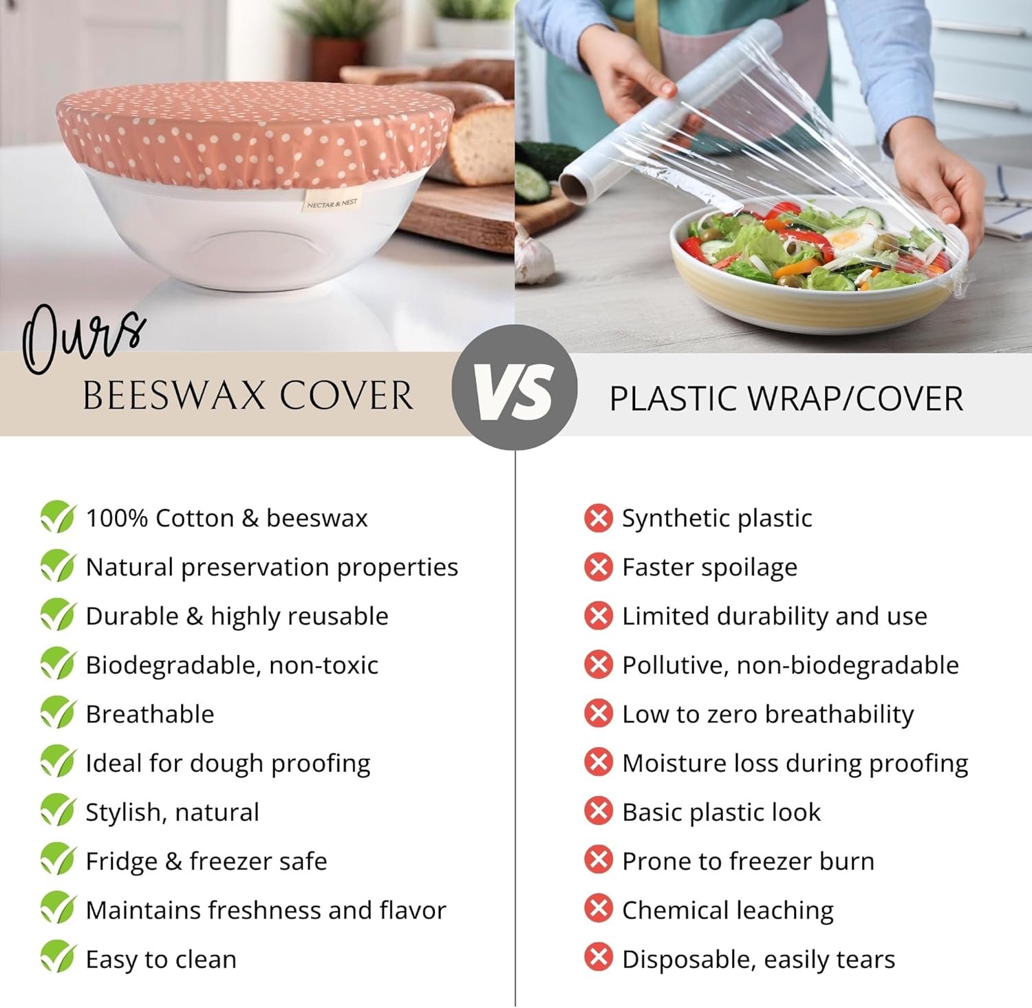 OEM Reusable Beeswax Bread Bags Set for Homemade Sourdough Organic Cotton Bowl Covers Factory