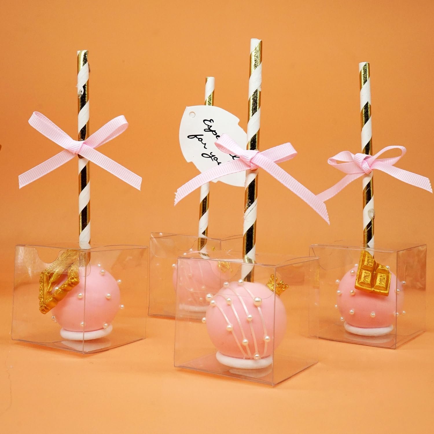 Wholesale 50pcs 2x2x2 Inch Clear Hole-Top Favor Boxes for Cake Pops Macarons Treats Birthday Wedding Party Factory