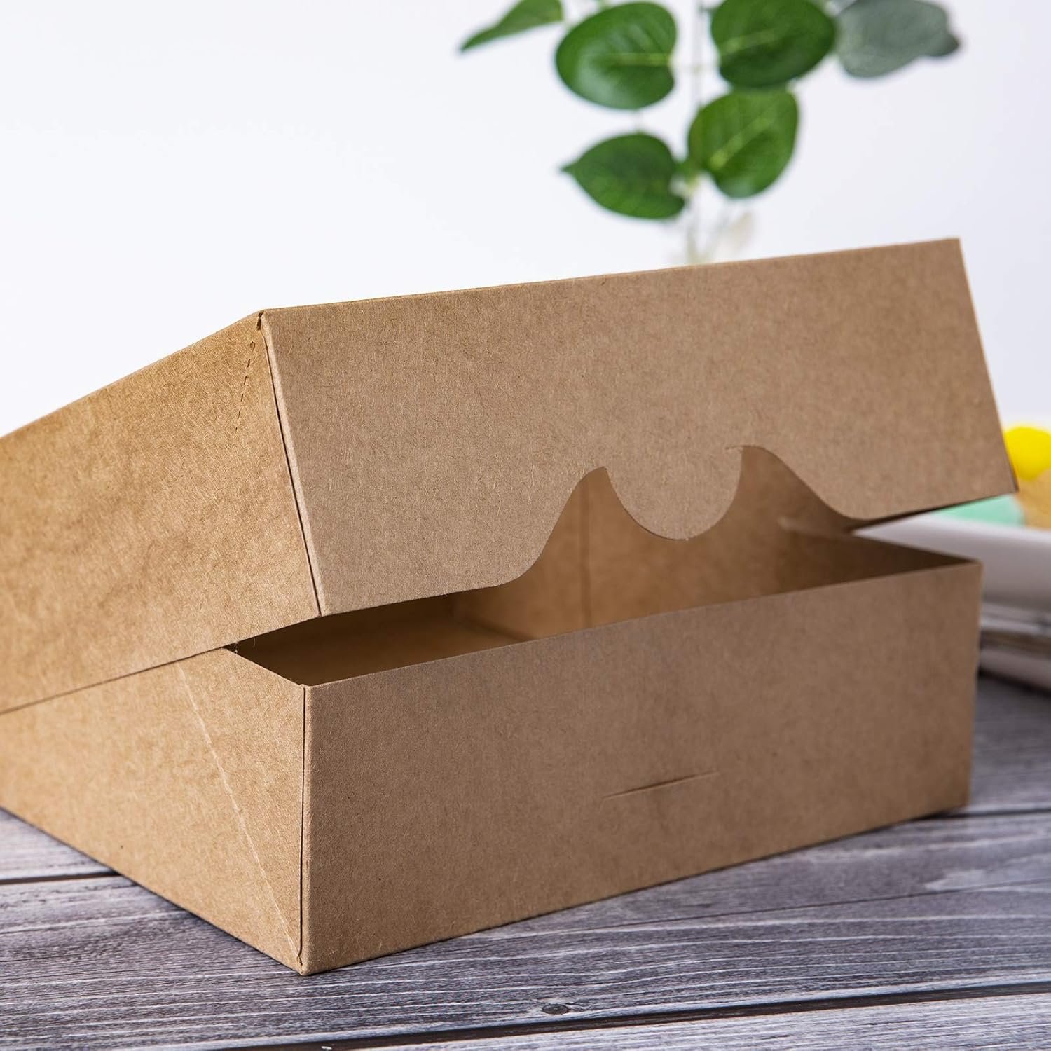 Wholesale 8x8x2.5 Inch Brown Bakery Pie Boxes Kraft Cardboard Cookie Containers with Clear Window Auto-Popup Design Natural Disposable Pastries Pack of 15 Factory Wholesale 8x8x2.5 Inch Brown Bakery Pie Boxes Kraft Cardboard Cookie Containers with Clear Window Auto-Popup Design Natural Disposable Pastries Pack of 15 Factory