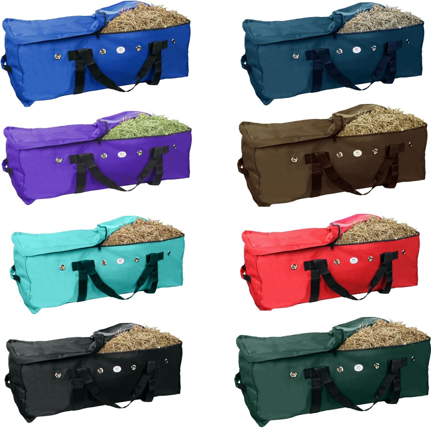 Wholesale 1200D Nylon Heavy-Duty Hay Bale Storage Bag Black Large Factory