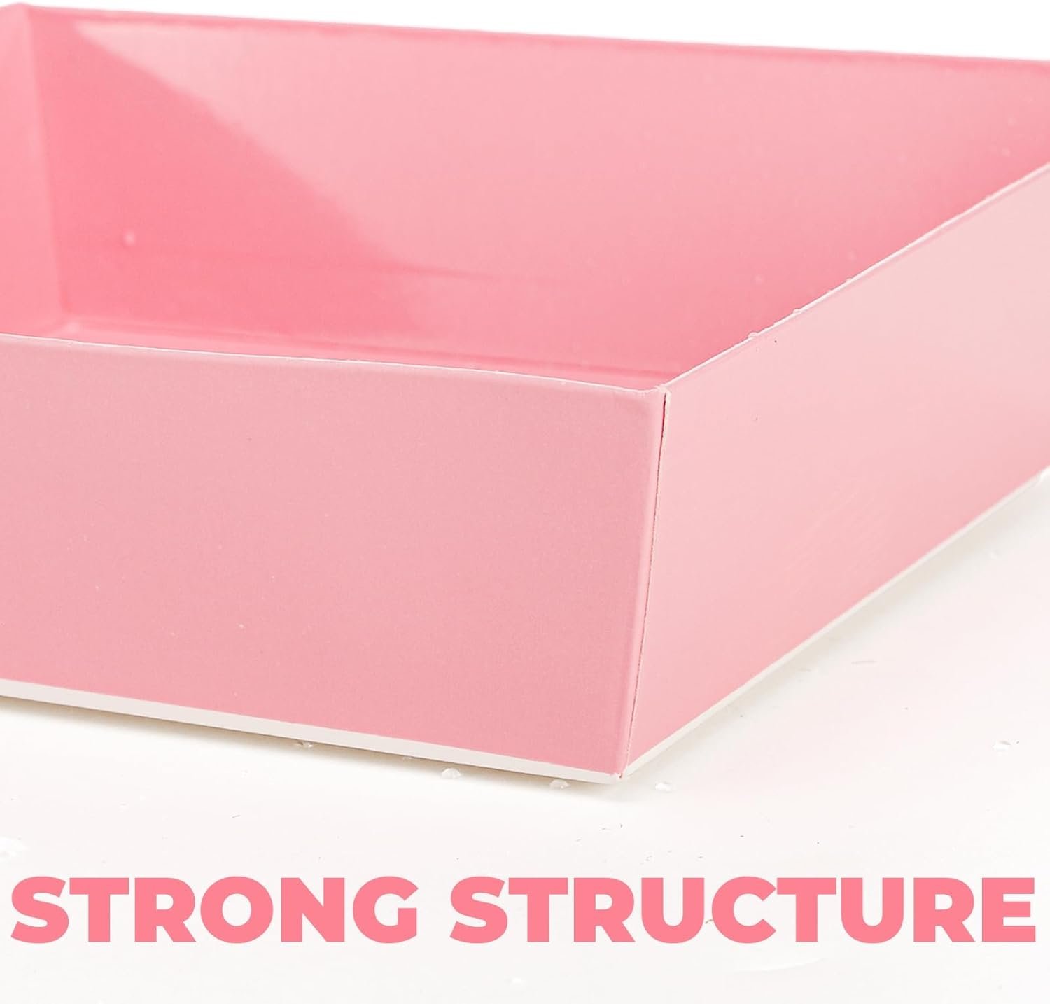 Wholesale 100 Pcs Pink Paper Charcuterie Boxes with Clear Lids 5.3 x 5.1 x 2.4 Inch Cardboard Dessert Food Containers with Rope Disposable Square for Bakery Donuts Cookies Strawberries Salads Factory