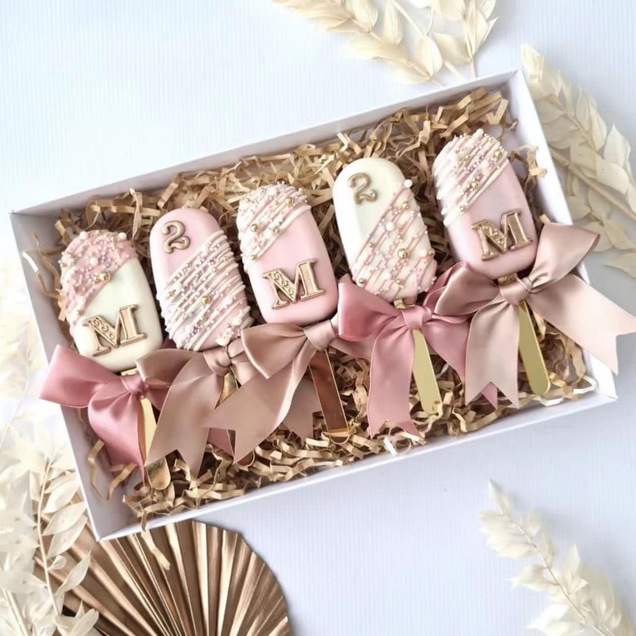 Wholesale 55 Pack 9.5 x 6 x 1.2 Inch Clear Cookie Boxes with Full Window for Bakery Cakesicles Chocolate Covered Pretzel Rods Macarons Valentine's Christmas Factory