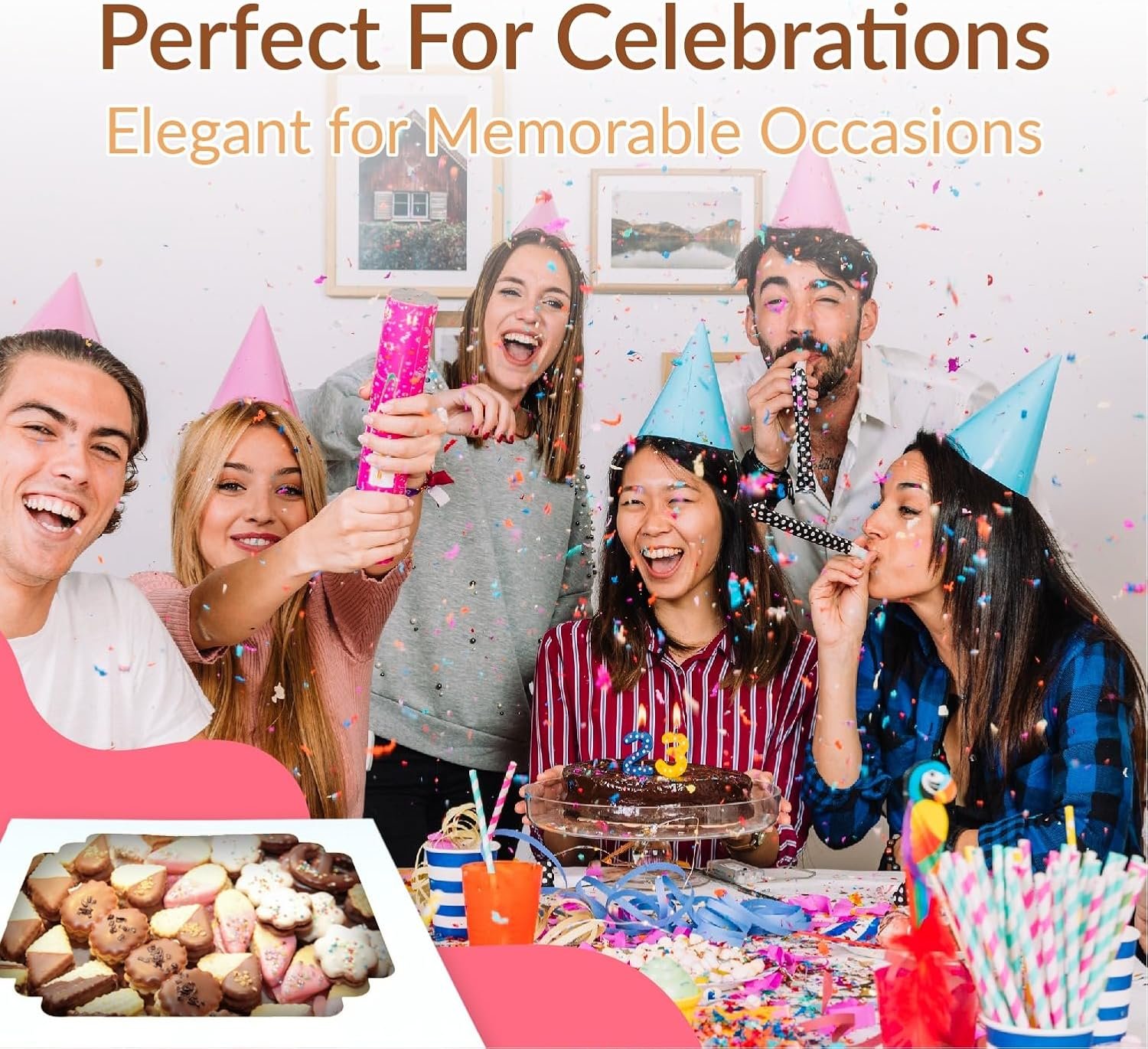 Wholesale 60 Pcs 10x10x2.5 Inch Pie Boxes with Window for 9 Inch Pies Cookies Cakes Pastries Treats Chocolate Strawberries Factory