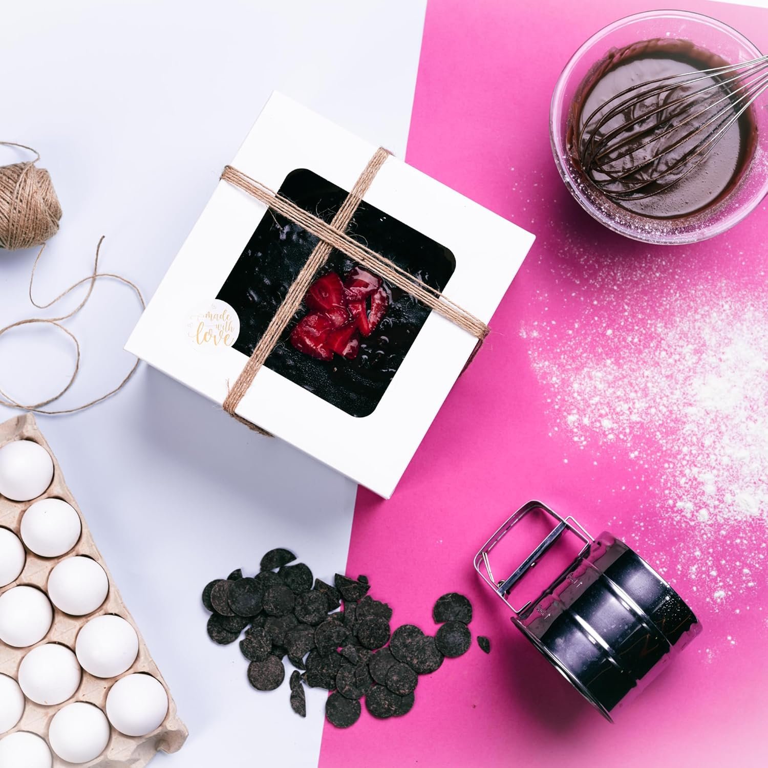 Wholesale 8x8x4 Inch Cake Boxes 25 Pack with Window and 30 Bonus Stickers Auto Popup Extra Thick Oil Resistant for Cookies Pies Treats Pastries Bakery Use at Home or Restaurant White Factory Wholesale 8x8x4 Inch Cake Boxes 25 Pack with Window and 30 Bonus Stickers Auto Popup Extra Thick Oil Resistant for Cookies Pies Treats Pastries Bakery Use at Home or Restaurant White Factory