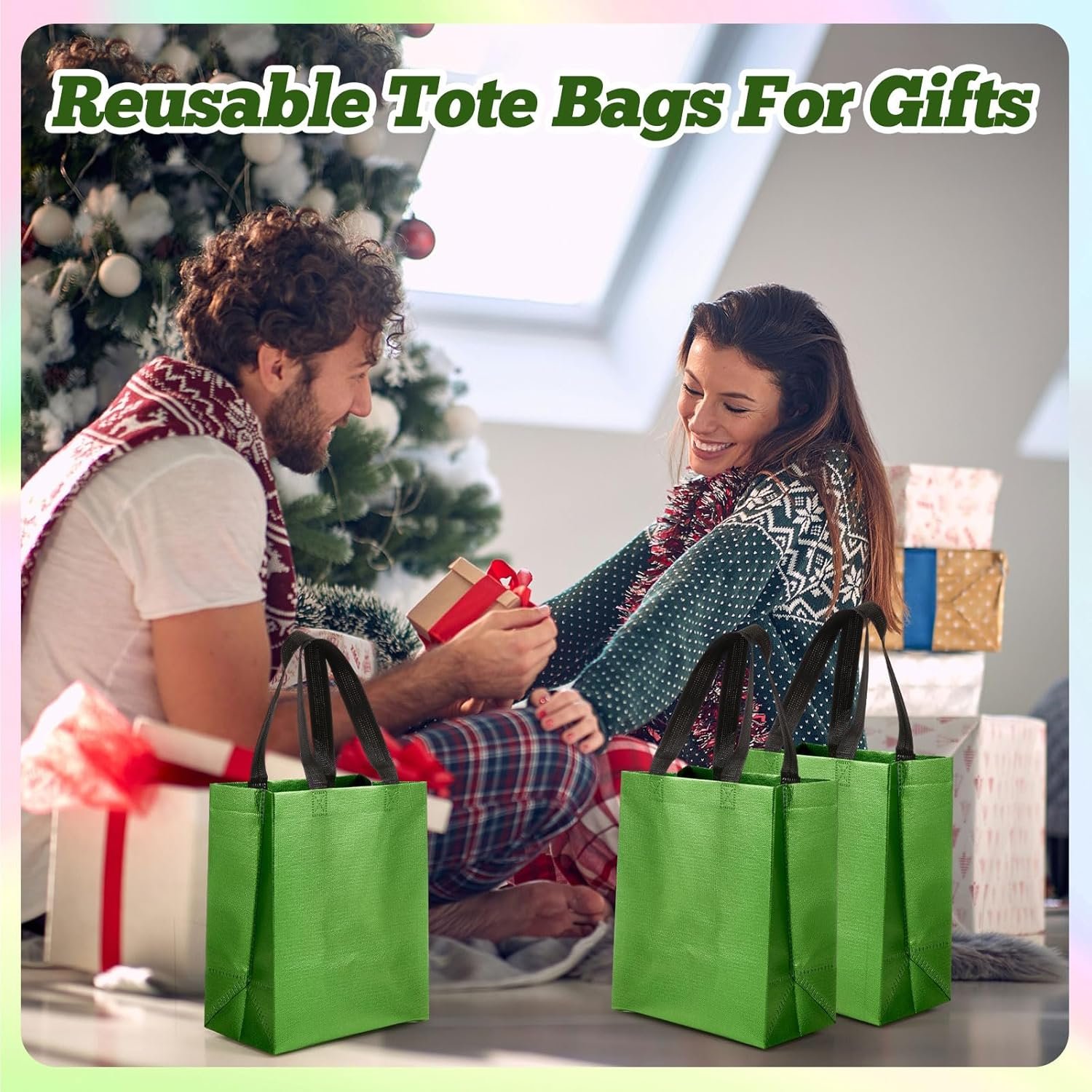 Wholesale 80 Pieces Reusable Glossy Grocery Tote Gift Bags with Handles for Ramadan Easter Wedding Spring Events (10 x 8 x 4.7 Inch Green) Factory Wholesale 80 Pieces Reusable Glossy Grocery Tote Gift Bags with Handles for Ramadan Easter Wedding Spring Events (10 x 8 x 4.7 Inch Green) Factory