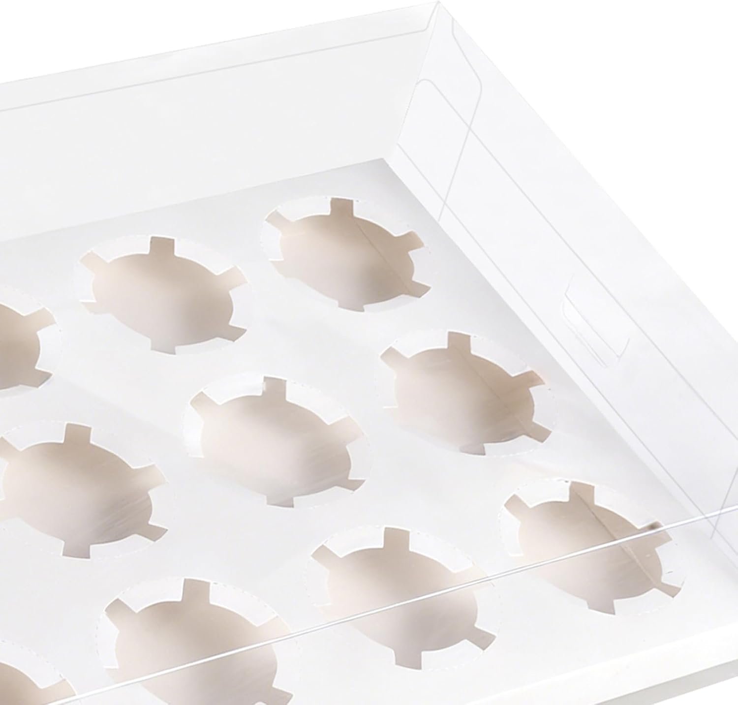 Wholesale 12 Pack Clear Plastic Cupcake Boxes 12 Count Dessert Containers for Cookies Muffins Pastries Factory