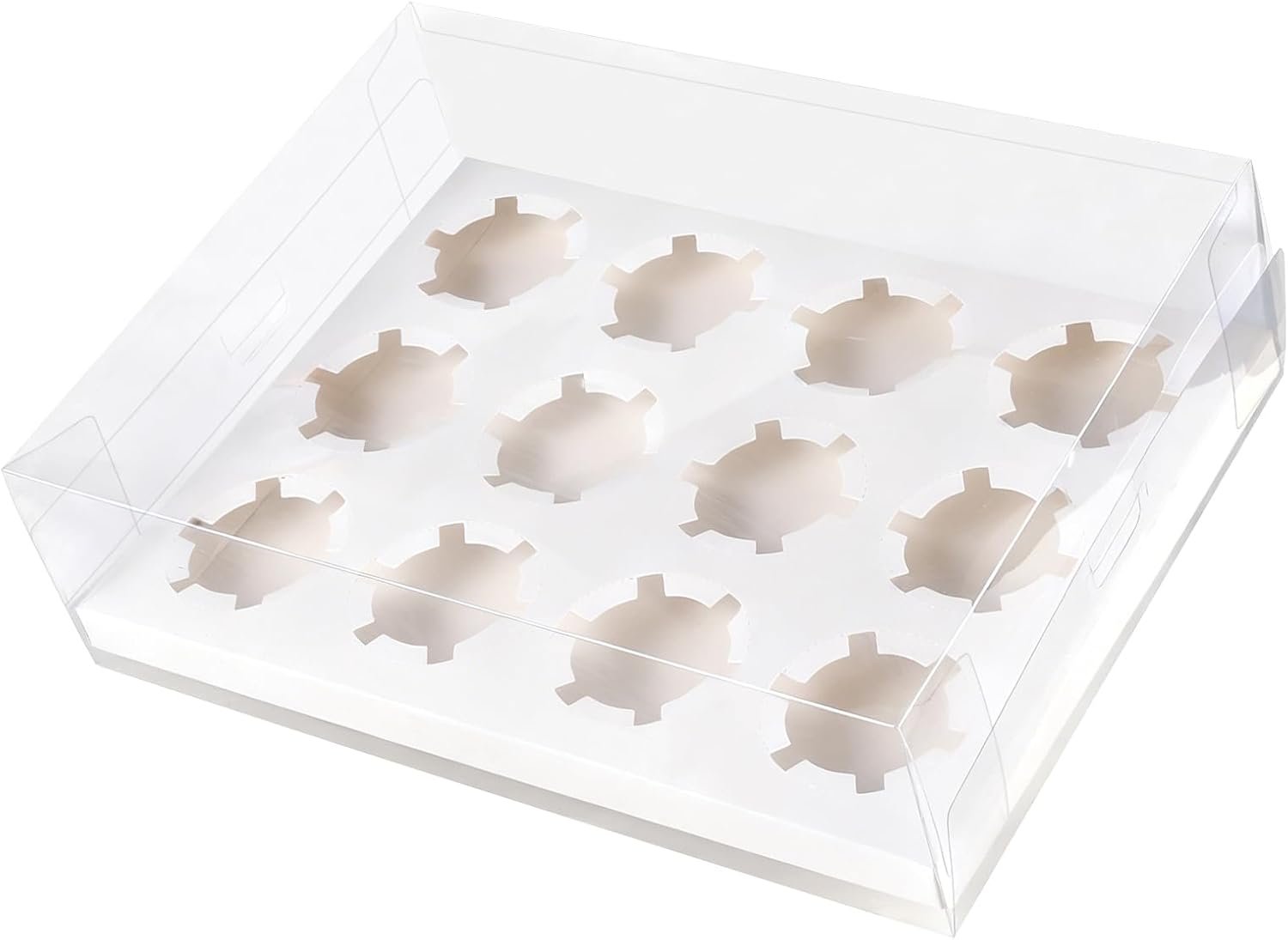 Wholesale 12 Pack Clear Plastic Cupcake Boxes 12 Count Dessert Containers for Cookies Muffins Pastries Factory