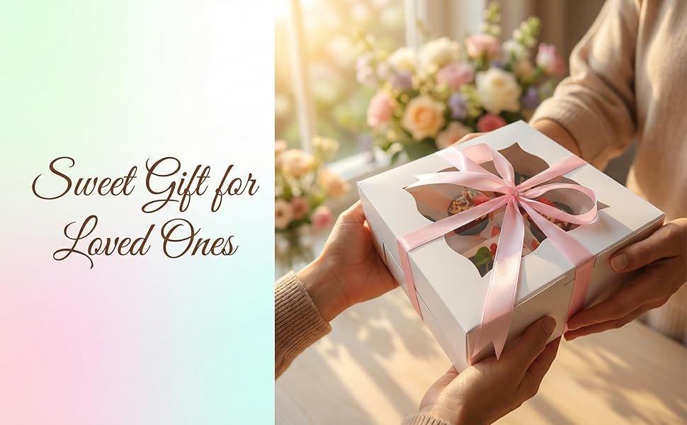 Wholesale 10-Pack Clear Window Cupcake Storage Boxes Hold 1 Small Cake 5 Cupcakes with Ribbon Stickers for Birthday Mother's Day Factory Wholesale 10-Pack Clear Window Cupcake Storage Boxes Hold 1 Small Cake 5 Cupcakes with Ribbon Stickers for Birthday Mother's Day Factory