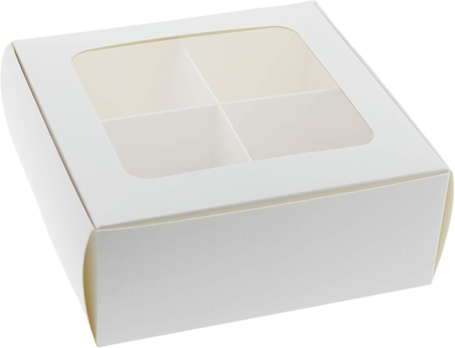 Wholesale 24 Count 6x6x2.4 Inch Bakery Boxes with Windows Dividers for Cookies Cupcakes Candy Chocolate Baked Goods Gifting Factory Wholesale 24 Count 6x6x2.4 Inch Bakery Boxes with Windows Dividers for Cookies Cupcakes Candy Chocolate Baked Goods Gifting Factory