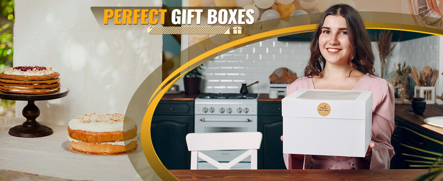 Wholesale 12-Pack 6x6x6 Inch White Square Mini Cake Boxes with Window for Pastries Cookies Chocolates Cupcakes Bakery Birthday Parties Factory