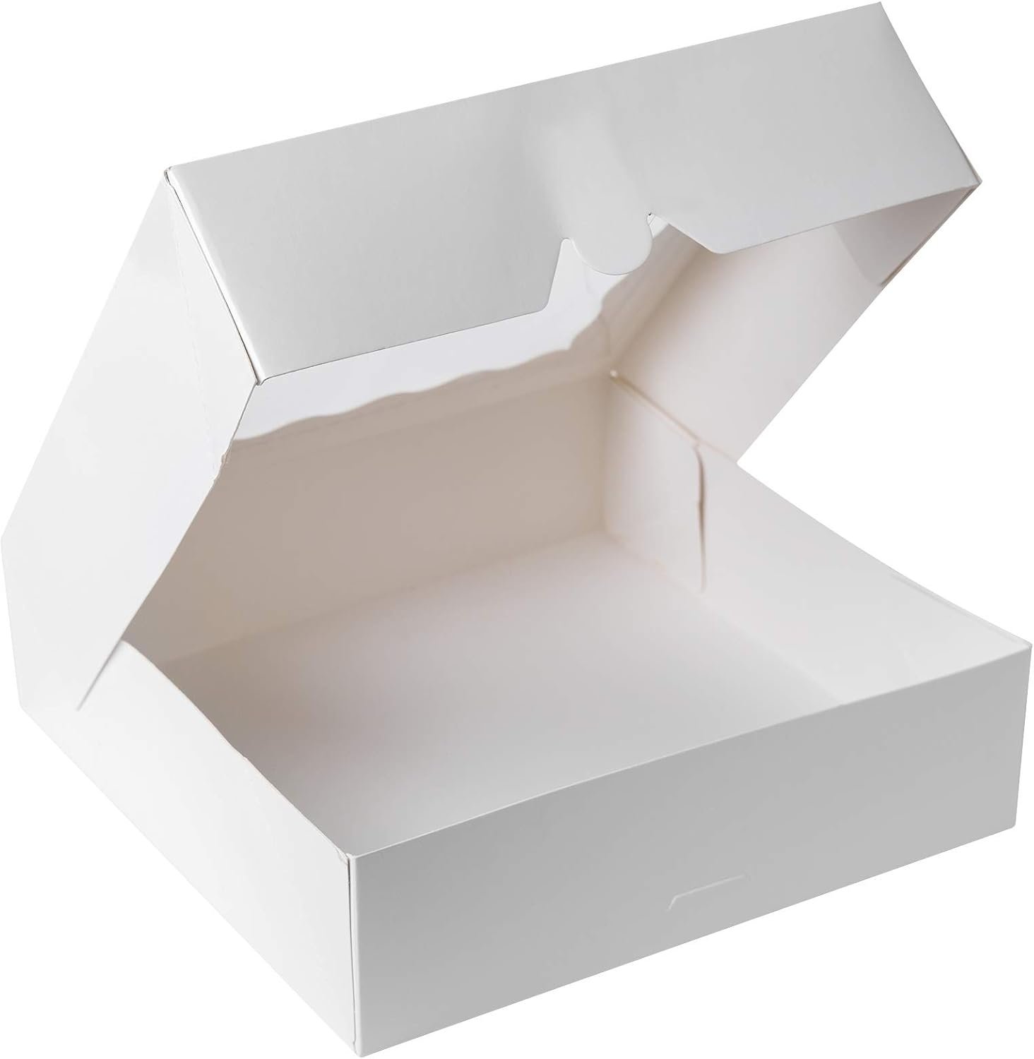 Wholesale 12x12x2.5 Inch White Bakery Boxes with PVC Window 15 Pack Large Disposable for Pies Cookies Factory