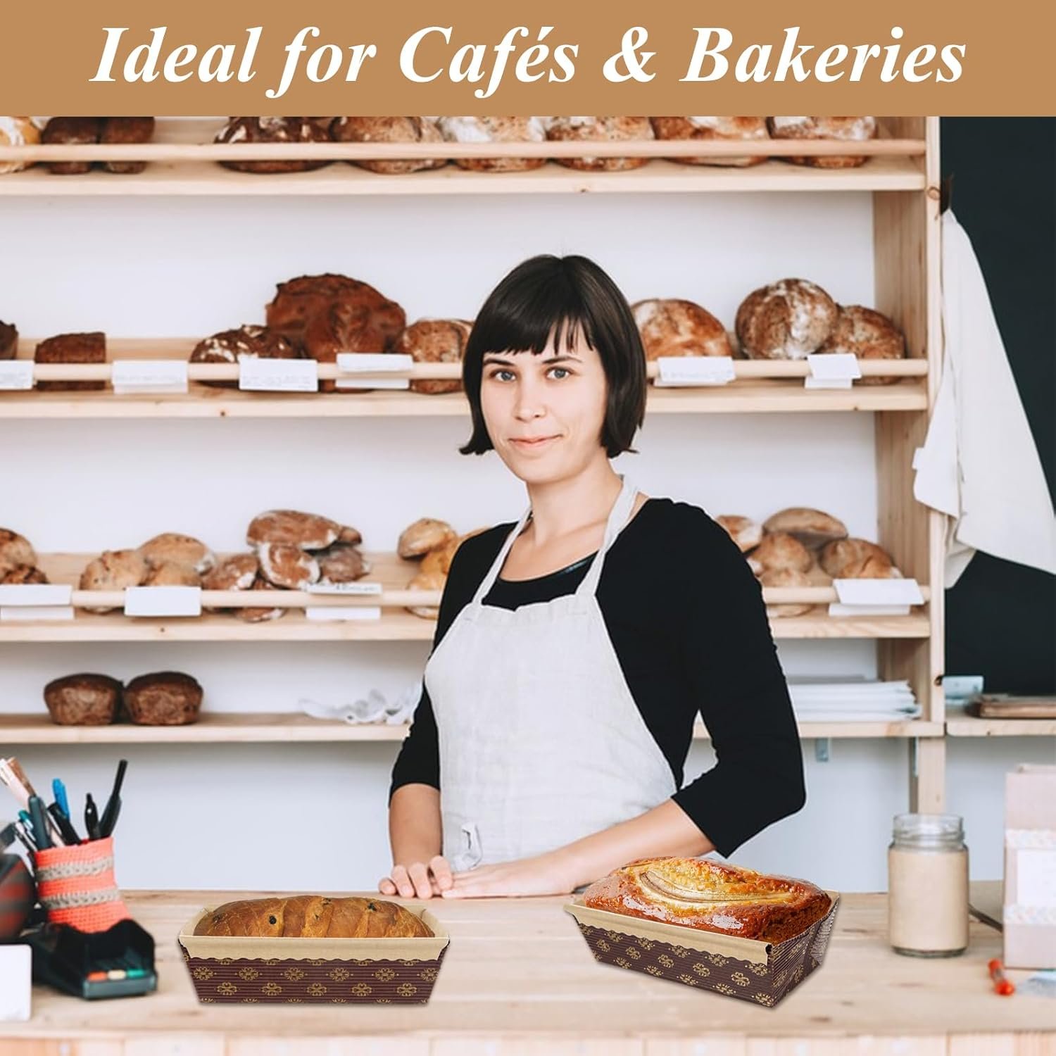 Wholesale 50 Pack 6 x 2.5 x 2 Inch Rectangle Disposable Paper Loaf Baking Pans for Quick Bread Small Pumpkin Breads Microwave Oven Freezer Safe Manufacturer Wholesale 50 Pack 6 x 2.5 x 2 Inch Rectangle Disposable Paper Loaf Baking Pans for Quick Bread Small Pumpkin Breads Microwave Oven Freezer Safe Manufacturer