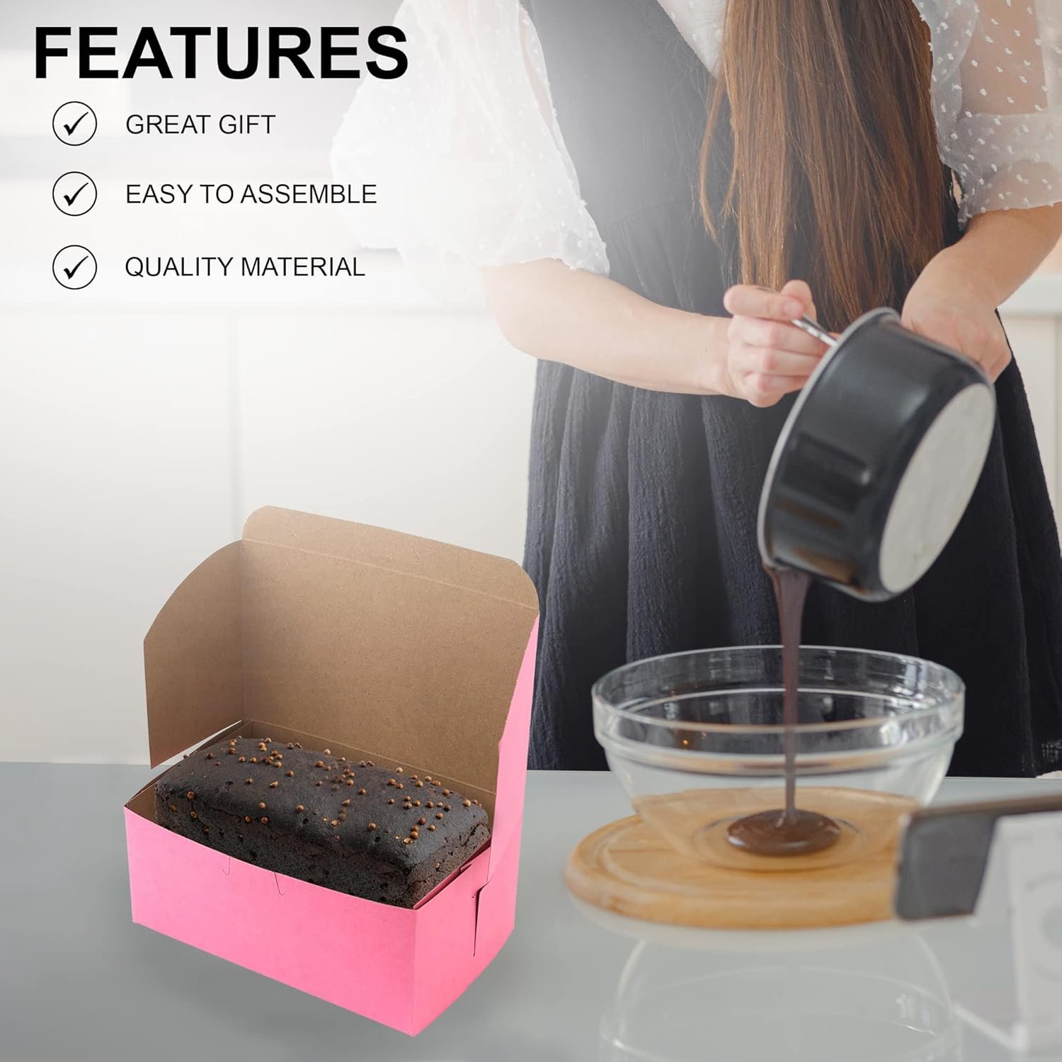 Wholesale Pink Pastry Boxes 8