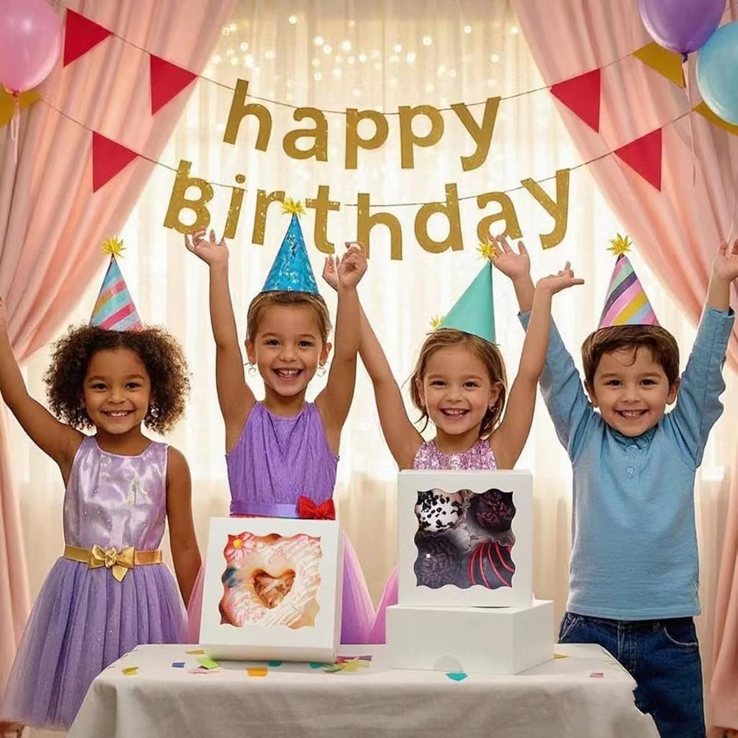 Wholesale 3.2x3.2x1.5 Inches 50PCS Mini Bakery Boxes with Window for Cookies Soap Chocolate Truffle Donut Macaron White Manufacturer Wholesale 3.2x3.2x1.5 Inches 50PCS Mini Bakery Boxes with Window for Cookies Soap Chocolate Truffle Donut Macaron White Manufacturer