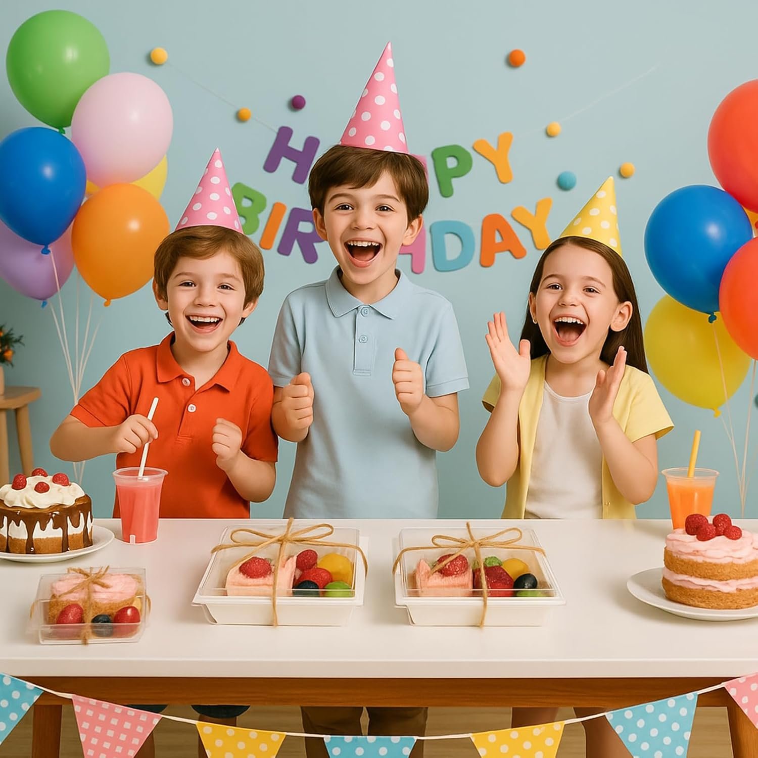 Wholesale 50 Pack Small Charcuterie Boxes with Clear Lids Disposable Dessert Bakery Food Containers for Cake Slice Cookies Sandwiches White Manufacturer