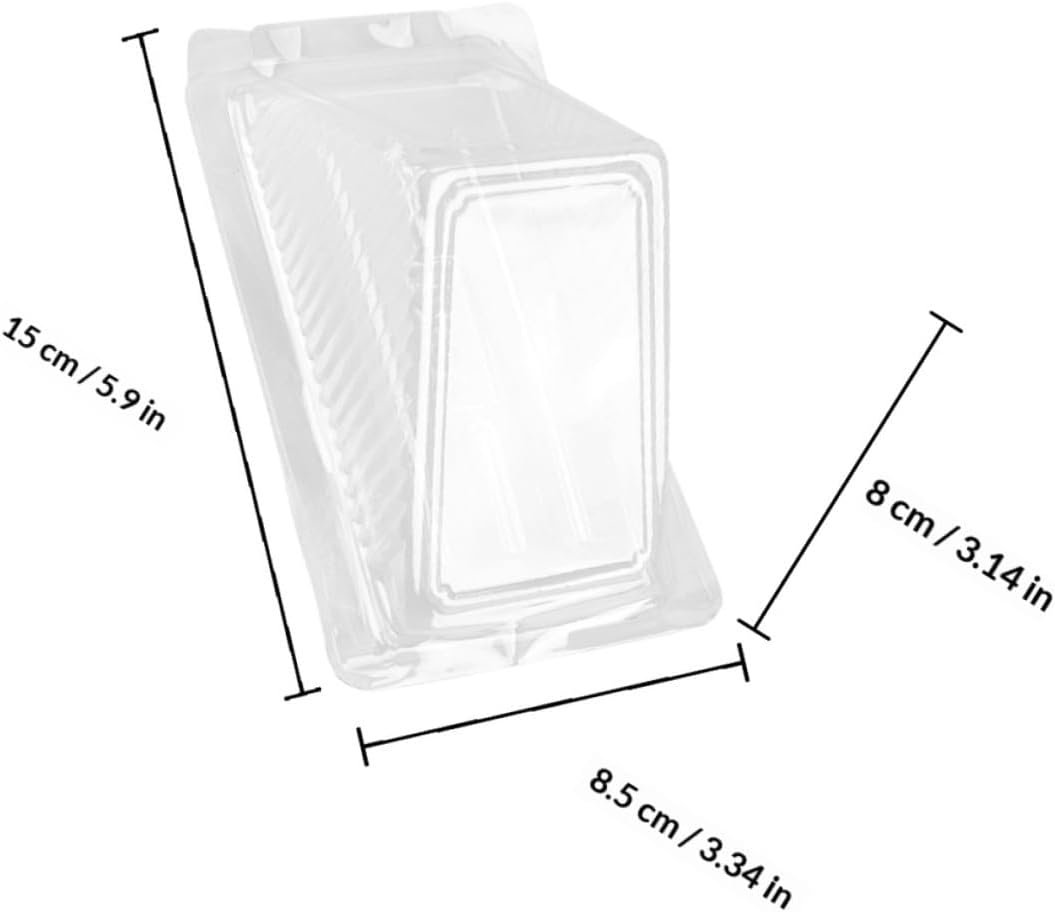 Wholesale Disposable Sandwich Box and Cake Triangle Container with Lid for Food Storage and Dessert Serving 70pcs Set Manufacturer