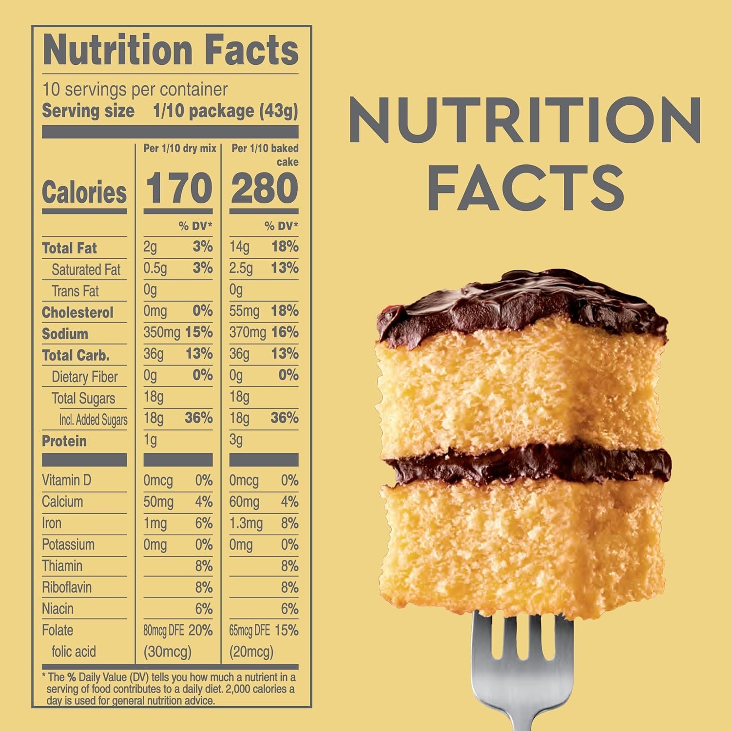 Wholesale Classic Yellow Cake Mix Easter Baking 15.25 oz Manufacturer