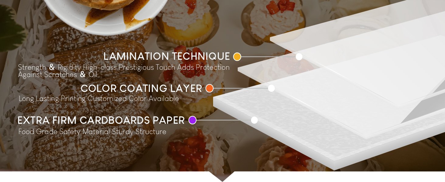 Wholesale 50Pcs White Cookie Box with Window 9x6x2.5 Inch Pastry Macaron Bakery Packaging Manufacturer