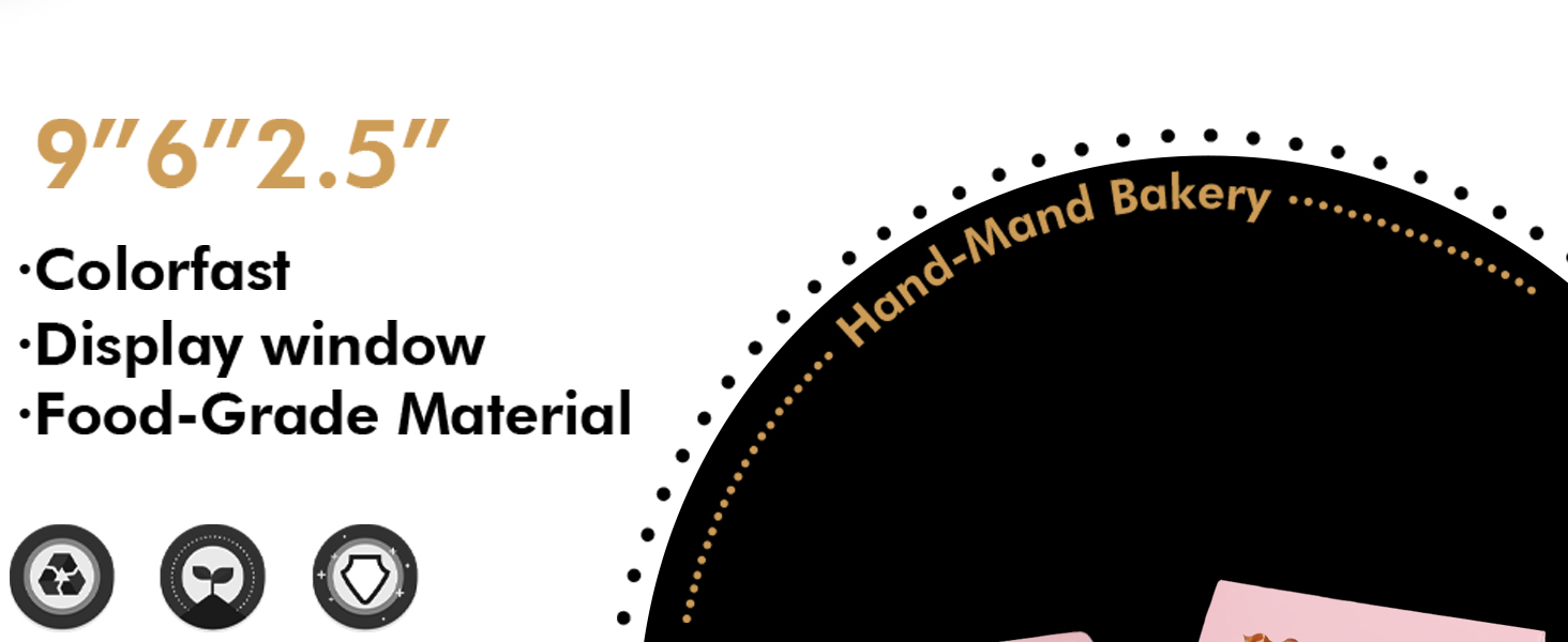 Wholesale 50Pcs White Cookie Box with Window 9x6x2.5 Inch Pastry Macaron Bakery Packaging Manufacturer