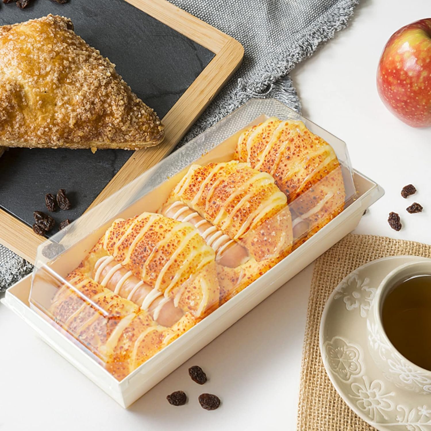 Wholesale 50 Pack 4.7 Inch Small White Rectangular Disposable Paper Charcuterie Boxes with Clear Lids Food Containers Bakery Boxes for Cake Cookies Sandwich Dessert Strawberries Manufacturer Wholesale 50 Pack 4.7 Inch Small White Rectangular Disposable Paper Charcuterie Boxes with Clear Lids Food Containers Bakery Boxes for Cake Cookies Sandwich Dessert Strawberries Manufacturer