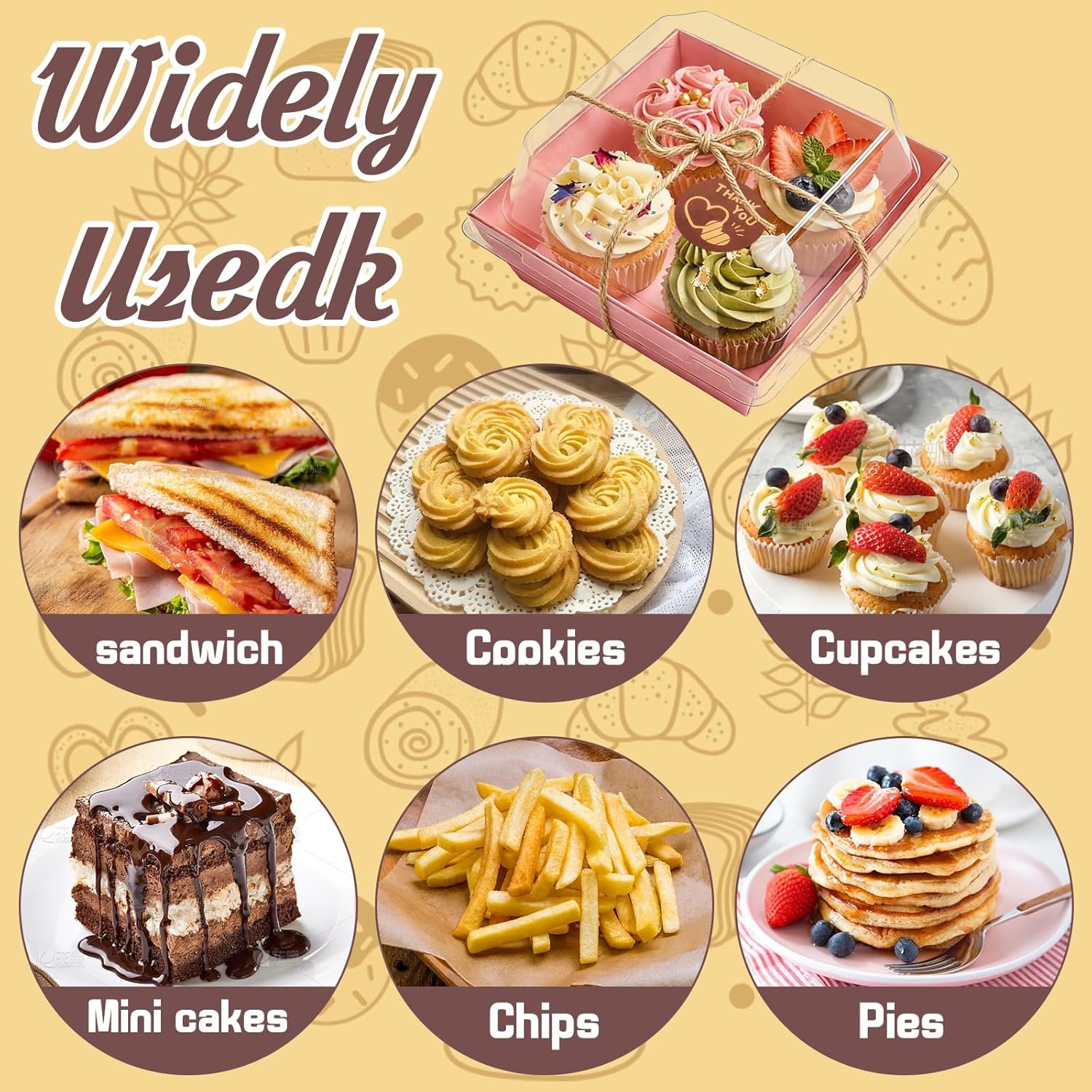 Wholesale 150 Pack 5 Inches Square Charcuterie Boxes with Clear Lids Disposable Paper Food Containers for Sandwiches Cookies Sushi Cake Slices Strawberries in 5 Colors Manufacturer