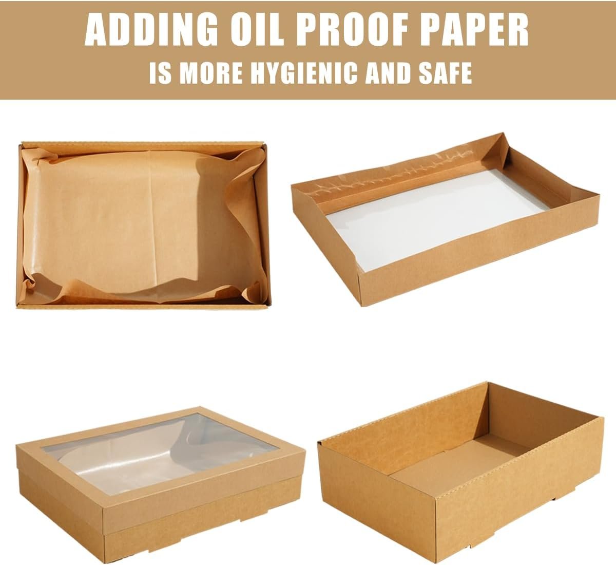 Wholesale 10 Pack Bakery Boxes with Window 17.7x12.2x3.15 Inch Large Cardboard Cookie Pastry Boxes Take Out Containers for Pies Cakes Muffins Pastries Manufacturer