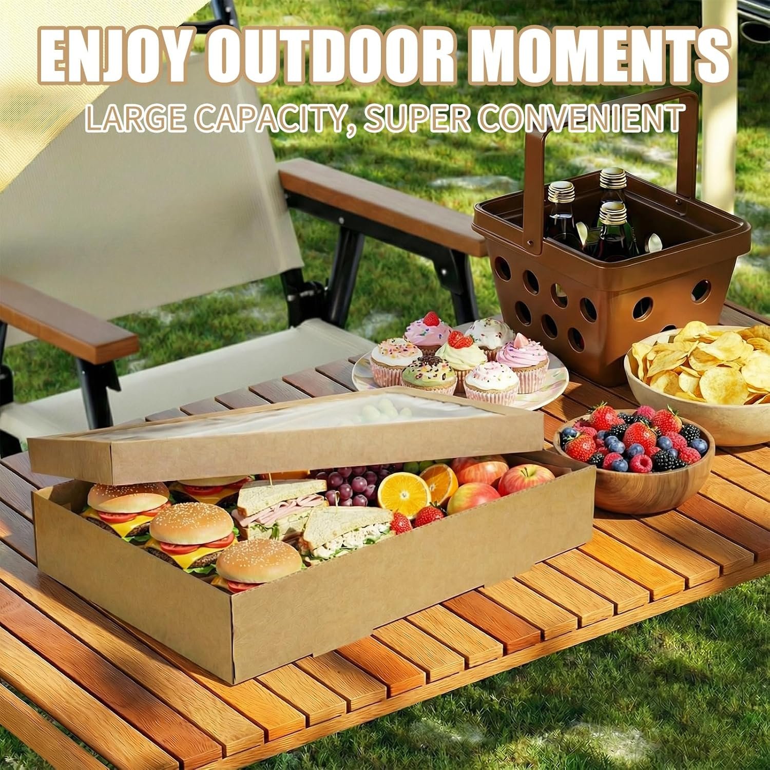 Wholesale 10 Pack Large Bakery Boxes with Window 22x9.8x3.15 Inch Cardboard Cookie Pastry Treat Boxes Brown for Gift Giving Baking Pies Cakes Muffins Desserts XL Manufacturer Wholesale 10 Pack Large Bakery Boxes with Window 22x9.8x3.15 Inch Cardboard Cookie Pastry Treat Boxes Brown for Gift Giving Baking Pies Cakes Muffins Desserts XL Manufacturer