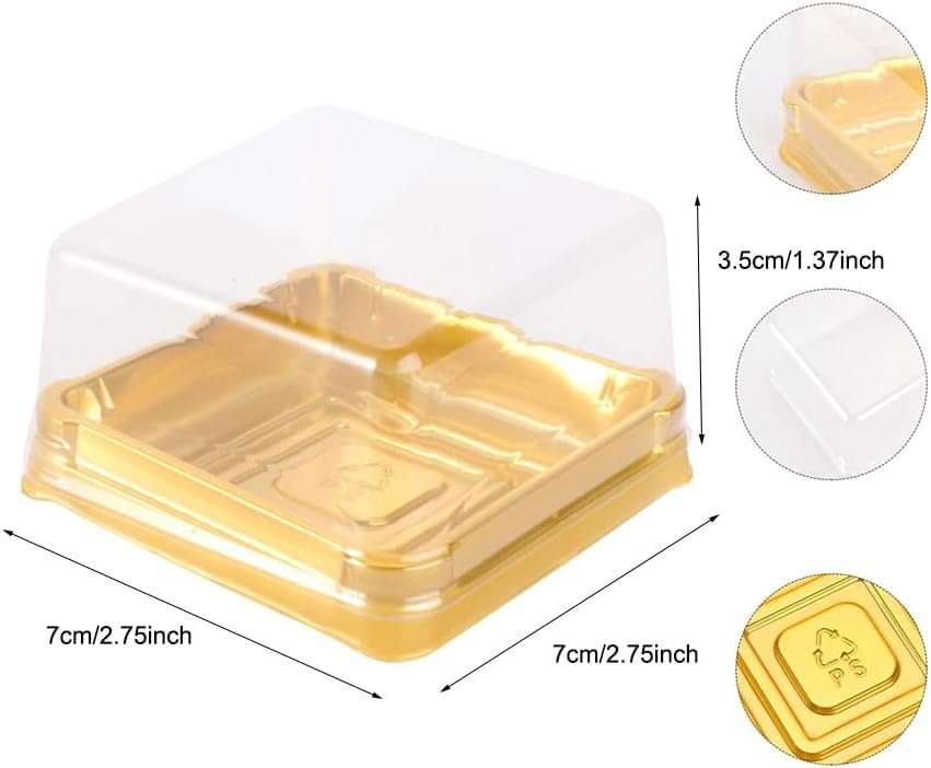 Wholesale Clear Plastic Mini Cake Boxes Square Cupcake Holders Mini Dessert Packaging with Lids for Cupcakes Macarons Muffins 25 Pack Manufacturer Wholesale Clear Plastic Mini Cake Boxes Square Cupcake Holders Mini Dessert Packaging with Lids for Cupcakes Macarons Muffins 25 Pack Manufacturer