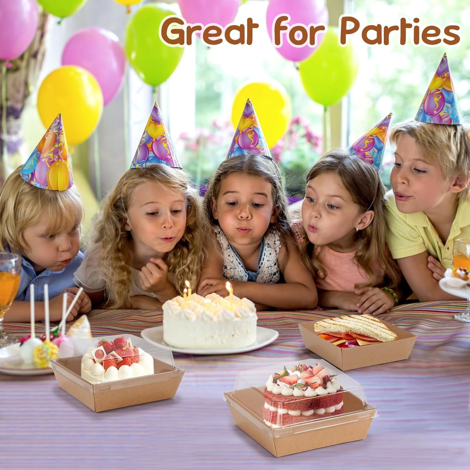 Wholesale Mini Charcuterie Boxes with Clear Lids 4.5x4.5 Inches 20 Pack Brown Square Disposable Bakery Dessert Food Containers for Wedding Party Strawberries Cookies Manufacturer Wholesale Mini Charcuterie Boxes with Clear Lids 4.5x4.5 Inches 20 Pack Brown Square Disposable Bakery Dessert Food Containers for Wedding Party Strawberries Cookies Manufacturer