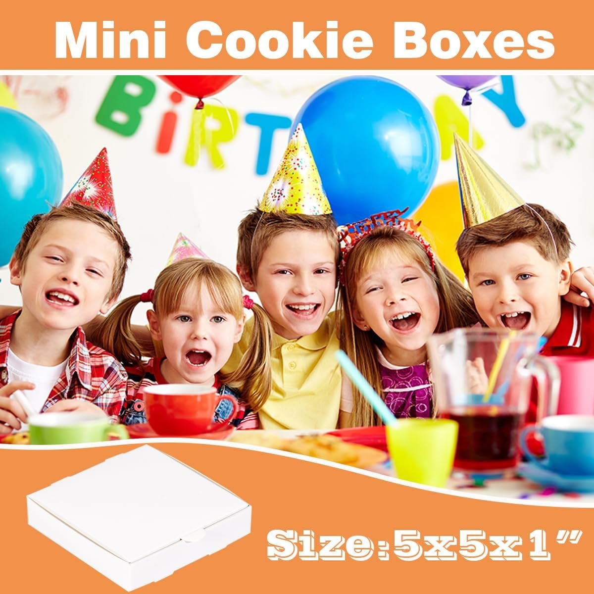 Wholesale Mini Cookie Boxes 5x5x1 Inches 50 Pack Elf Pizza Style for Cookies Party Favors Mini Pies and Crafts Manufacturer