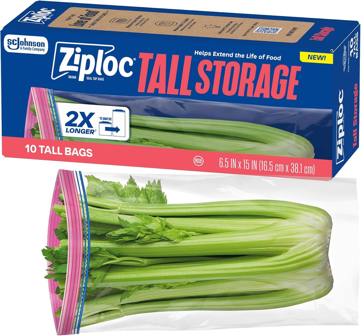 Wholesale Tall Food Storage Bags 10 Count Manufacturer