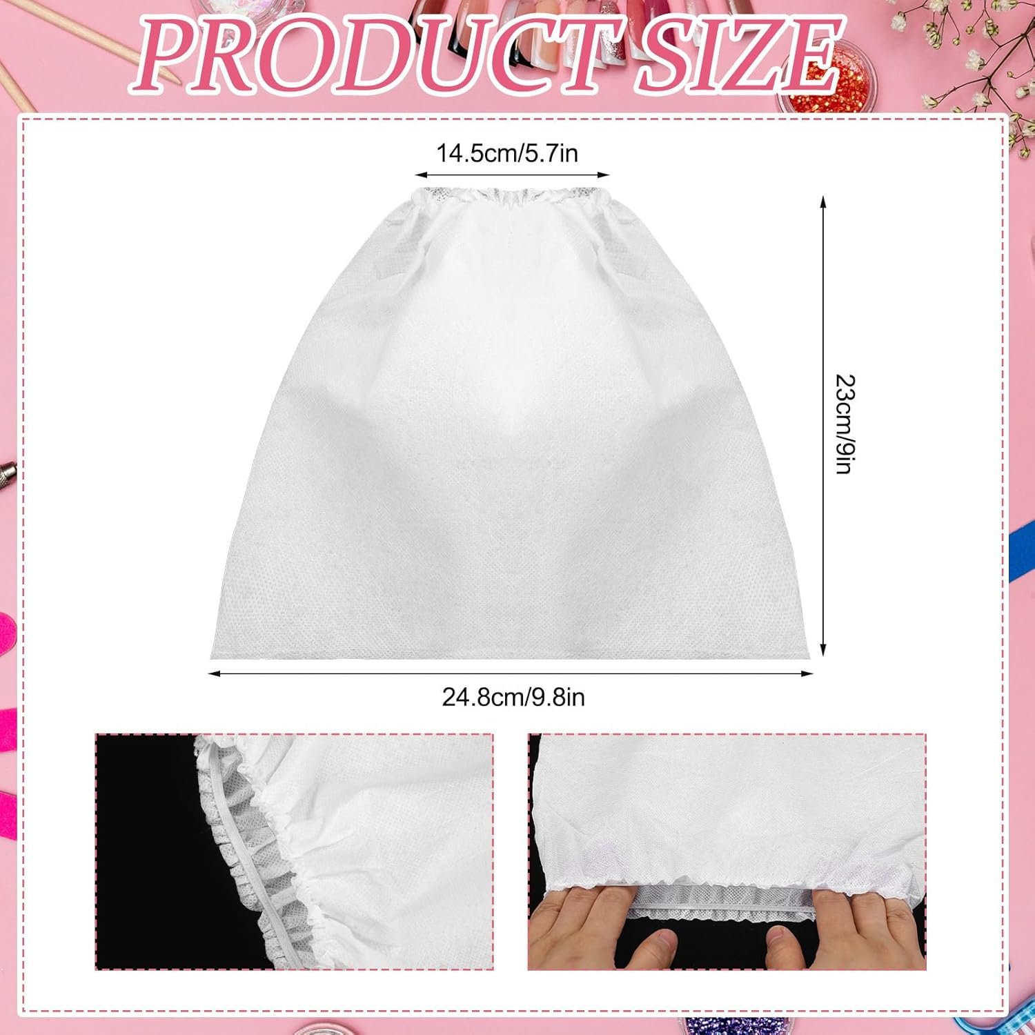 Wholesale 30 Pcs Reusable Non-woven Nail Art Dust Suction Collector Vacuum Replacement Bags for Nail Art Equipment Manufacturer