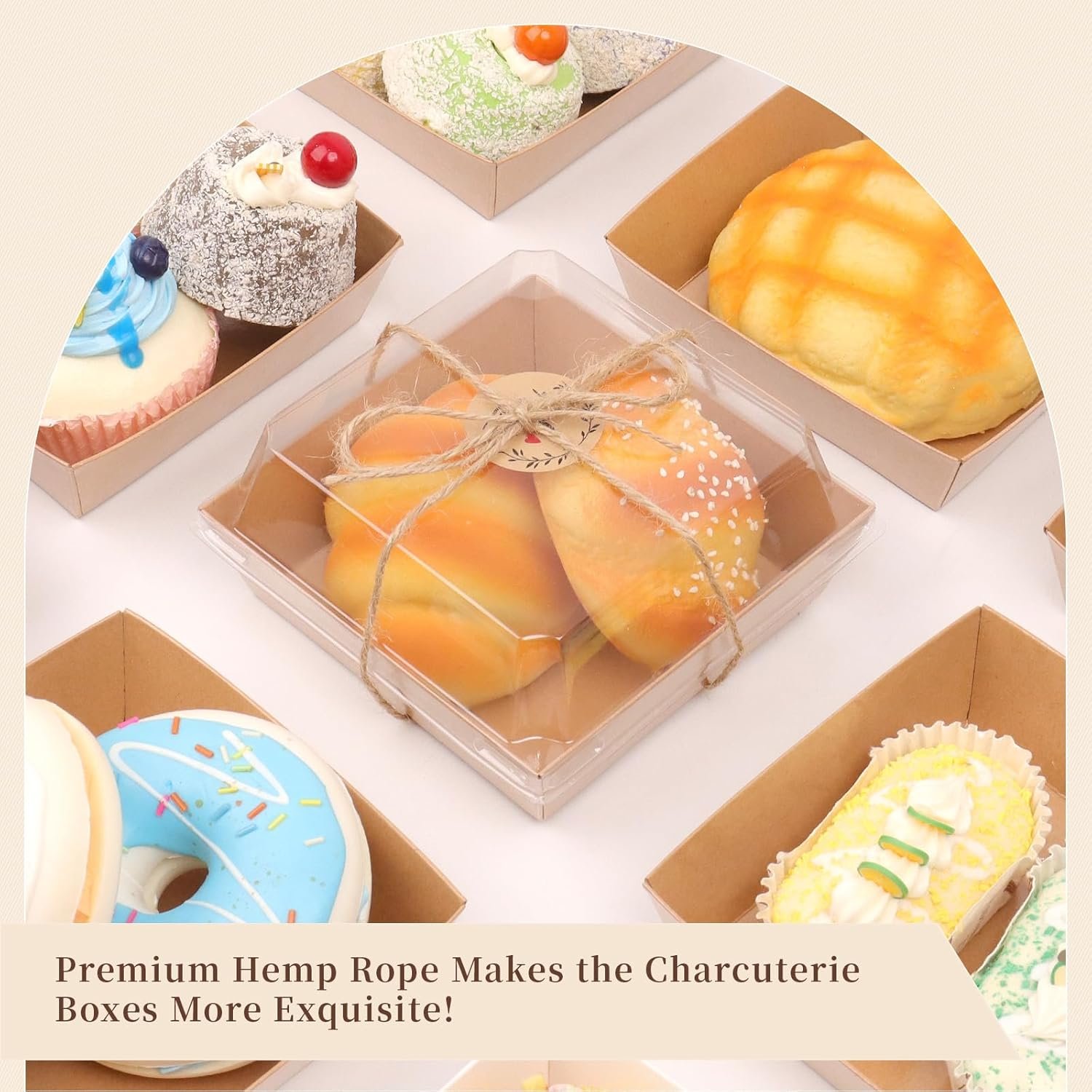 Wholesale 150 Pack Brown Square Charcuterie Boxes with Clear Secure Lids 4.7x4.7x2.6 Inches Disposable To Go Containers for Cookies Sandwiches Pastries Desserts Manufacturer Wholesale 150 Pack Brown Square Charcuterie Boxes with Clear Secure Lids 4.7x4.7x2.6 Inches Disposable To Go Containers for Cookies Sandwiches Pastries Desserts Manufacturer