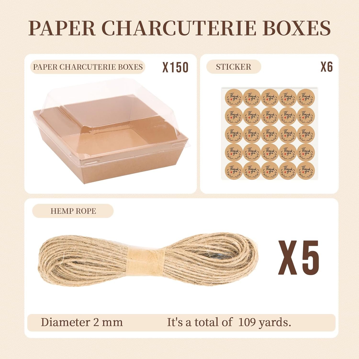 Wholesale 150 Pack Brown Square Charcuterie Boxes with Clear Secure Lids 4.7x4.7x2.6 Inches Disposable To Go Containers for Cookies Sandwiches Pastries Desserts Manufacturer Wholesale 150 Pack Brown Square Charcuterie Boxes with Clear Secure Lids 4.7x4.7x2.6 Inches Disposable To Go Containers for Cookies Sandwiches Pastries Desserts Manufacturer