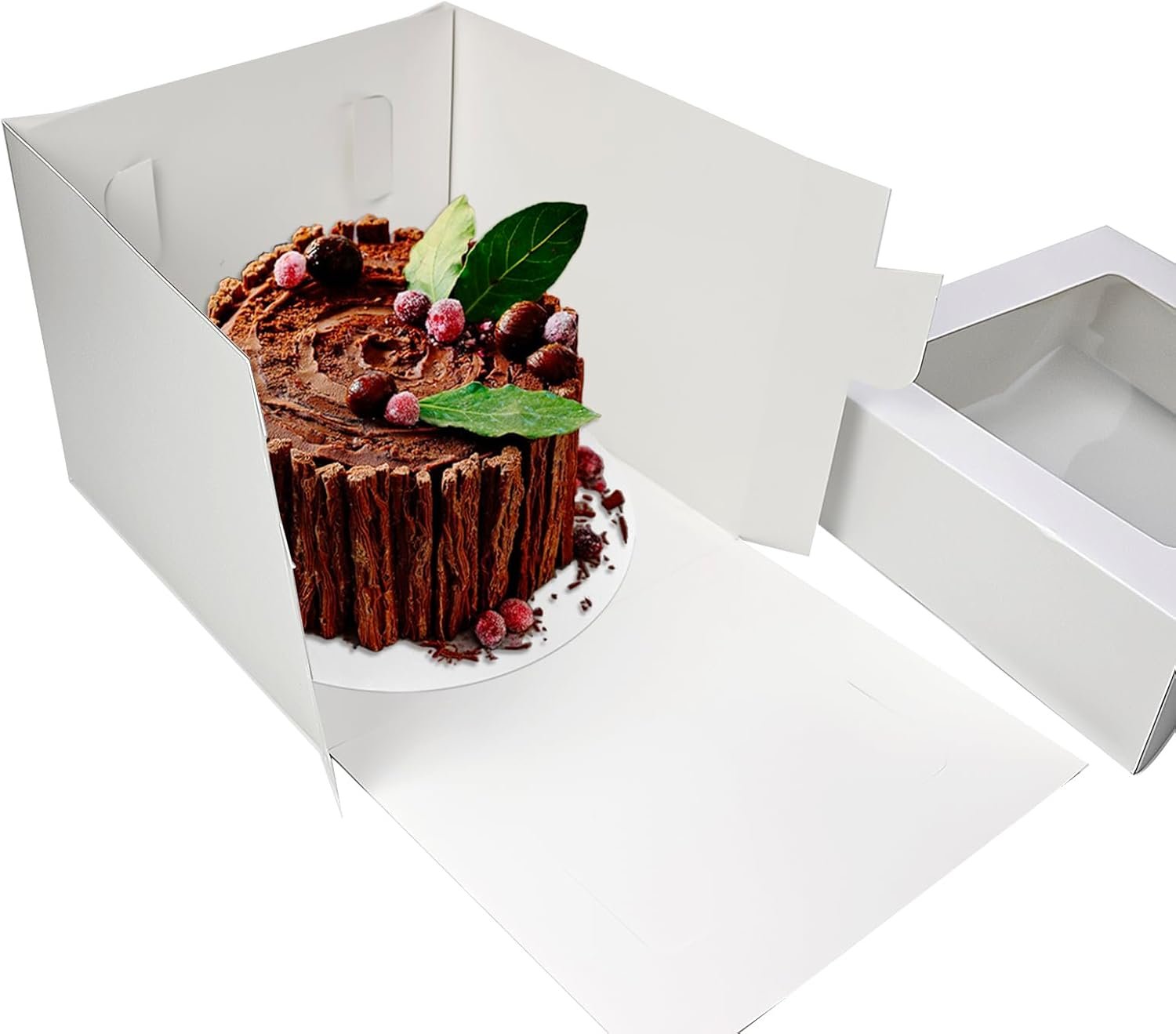 Wholesale 3 Sets Cake Boxes 12x12x10 Inches with Boards Bakery Boxes Manufacturer