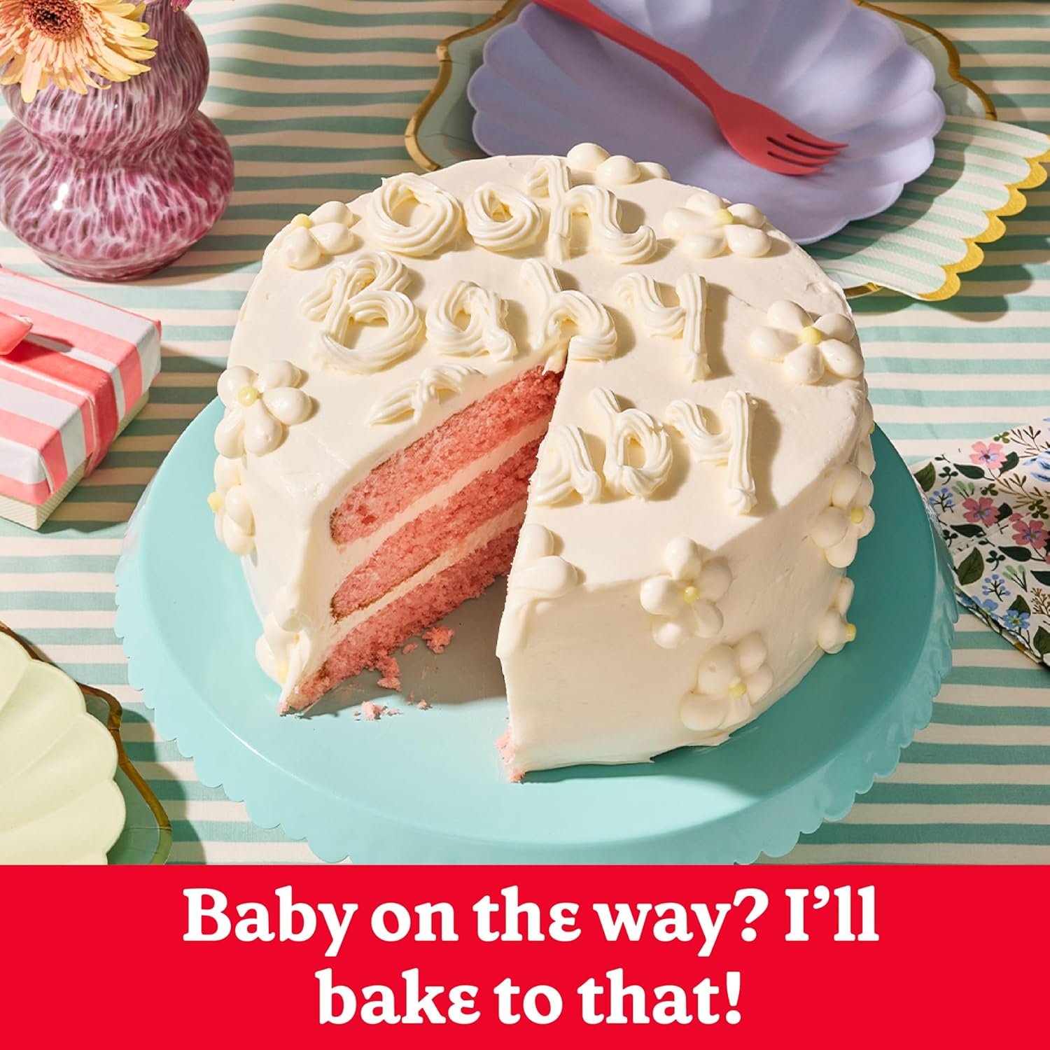 OEM Super Moist Strawberry Cake Mix 13.25 oz Manufacturer