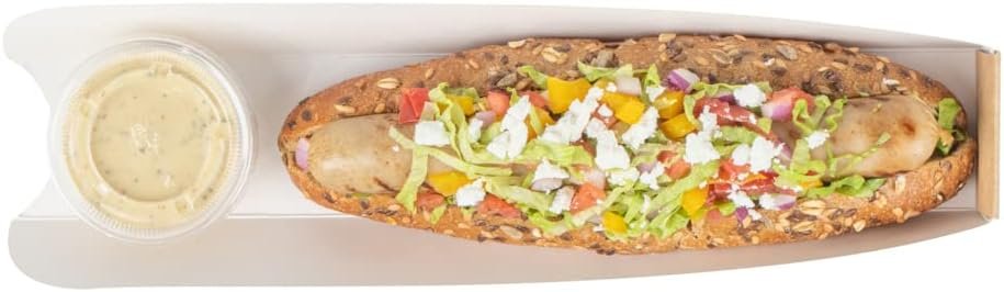 Wholesale 11.8 x 2 x 1.3 Inch Hot Dog Trays Pack of 200 Open-Design 3-Walled Greaseproof Recyclable Disposable Kraft Paper Containers for Food Trucks Manufacturer Wholesale 11.8 x 2 x 1.3 Inch Hot Dog Trays Pack of 200 Open-Design 3-Walled Greaseproof Recyclable Disposable Kraft Paper Containers for Food Trucks Manufacturer