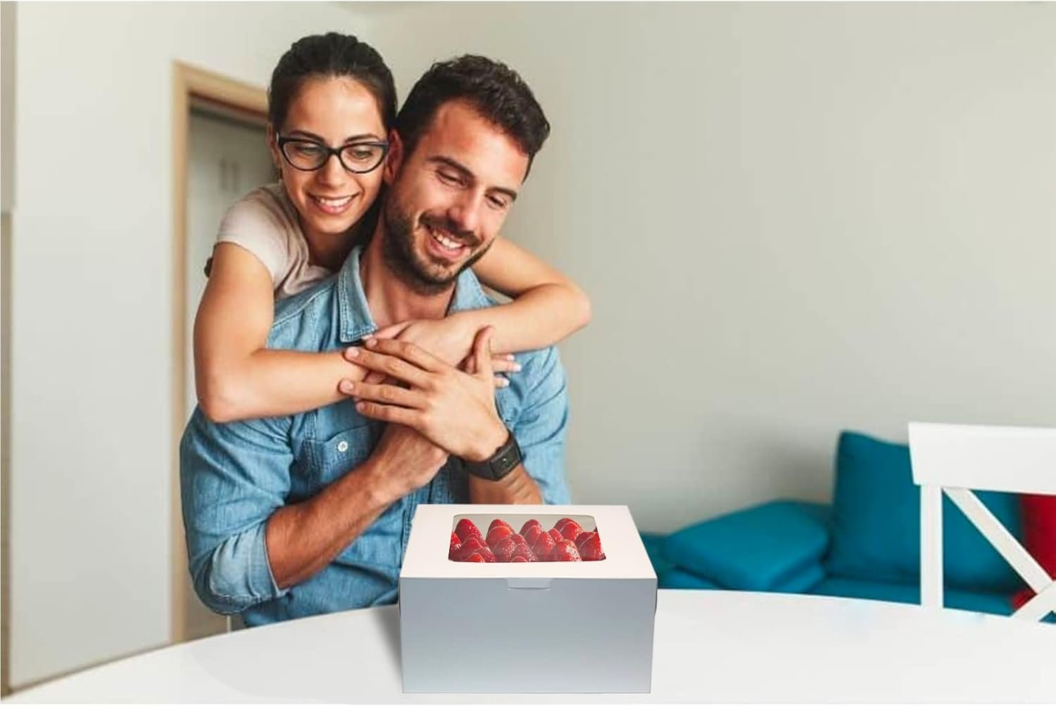 Wholesale 5 Sets 10x10x5 Inch Cake Boxes with Cake Boards for Bakery Manufacturer