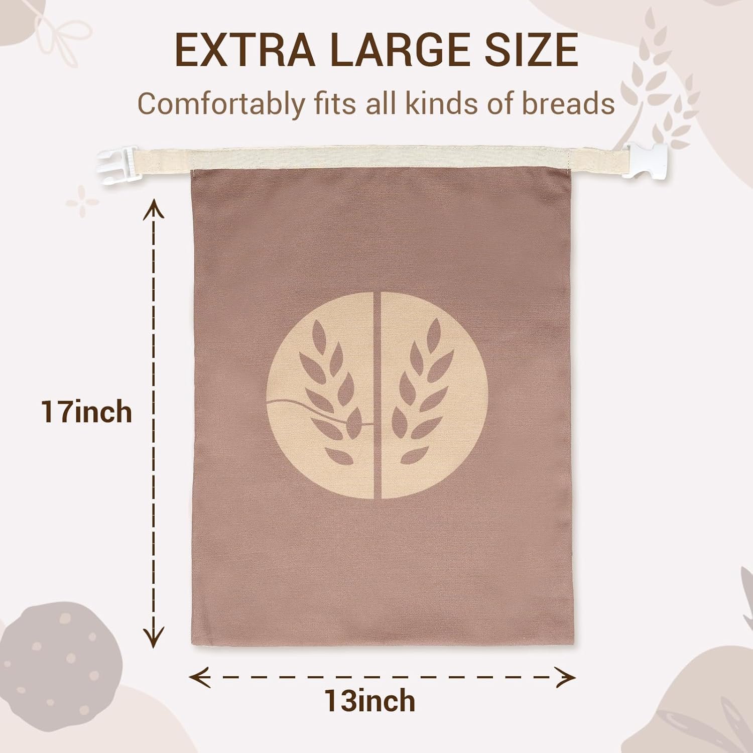 Wholesale Reusable Beeswax Bread Bags XL Extra Thick Cotton 2 Pack for Sourdough Storage Manufacturer