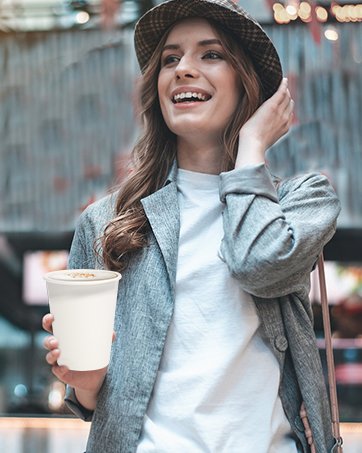 Wholesale 100 Pack 8 oz Food-Grade Leak-Proof Disposable White Paper Coffee Cups for Hot Cold Drinks Office Party Picnic Travel Events Manufacturer