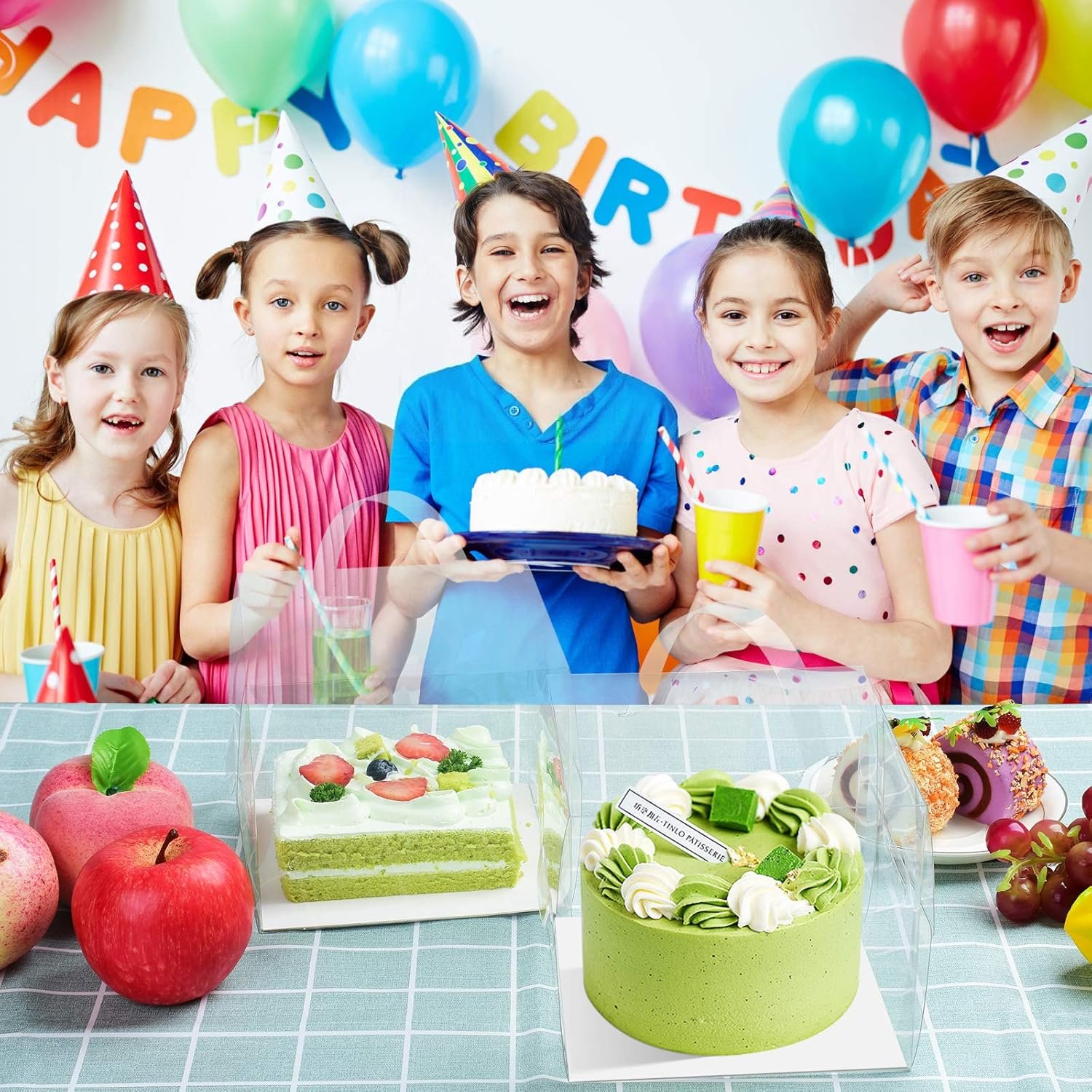 Wholesale 6x6x5 Inch Transparent Bakery Boxes 20 Pcs Clear Cake Boxes for Chocolate Donut Treats Party Wedding Graduation Gifts Manufacturer Wholesale 6x6x5 Inch Transparent Bakery Boxes 20 Pcs Clear Cake Boxes for Chocolate Donut Treats Party Wedding Graduation Gifts Manufacturer