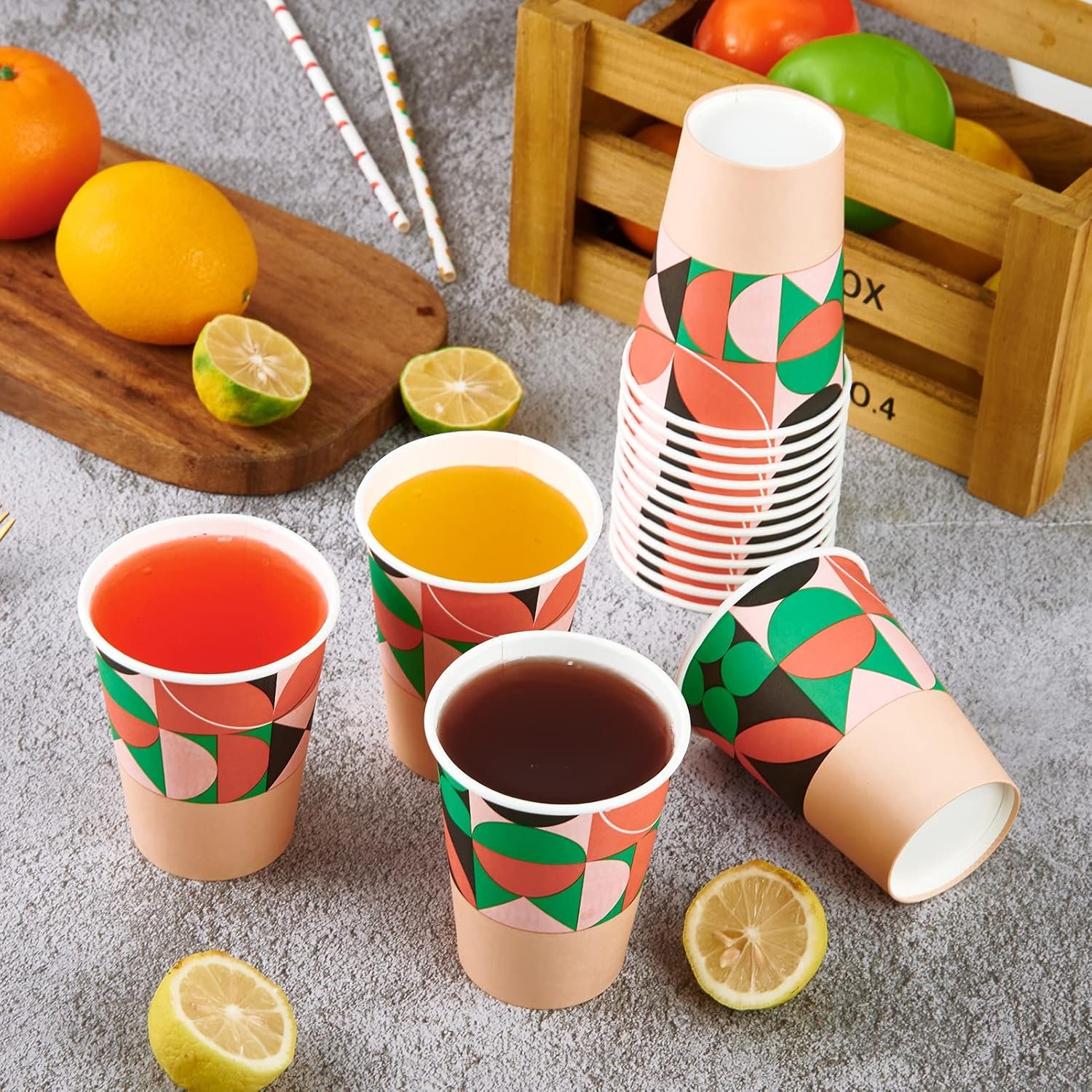 Wholesale 270 Pack 12oz Disposable Paper Cups for Hot Cold Beverages and Water Suitable for Party Picnic Travel Events Manufacturer
