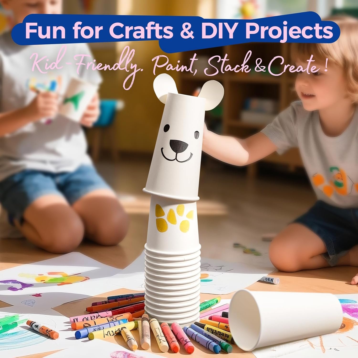 Wholesale 100 Pack 20 oz Disposable Paper Coffee Cups Premium Durable Thickened White Hot Cups for Hot Cold Beverages Bulk for Party Office Business Cafes Bistros Daily Use Manufacturer