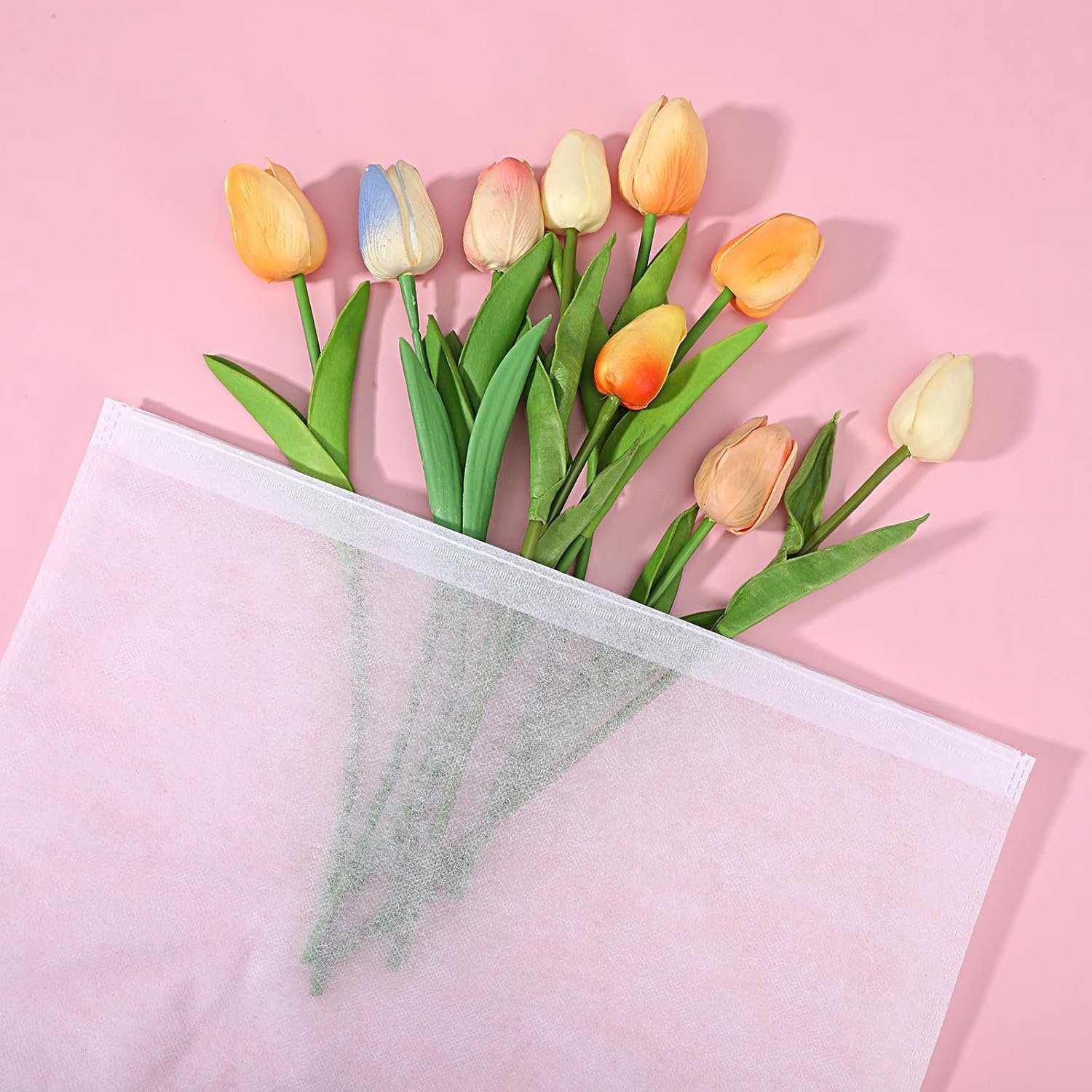 Wholesale 120 Pcs Breathable Non-Woven Fabric Dust Proof Storage Bags with Drawstring for Handbags Purses Shoes and Travel Organizer 19.7x15.7 Inch White Manufacturer