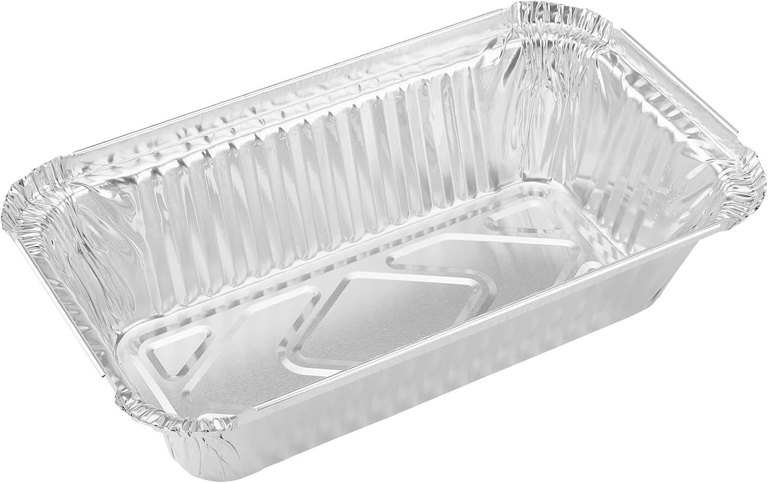 Wholesale 100 Pack 7.8 x 4.53 x 2.17 Inch Disposable Aluminum Loaf Pans with Clear Lids and Strong Seals for Freshness Spill Resistance Manufacturer