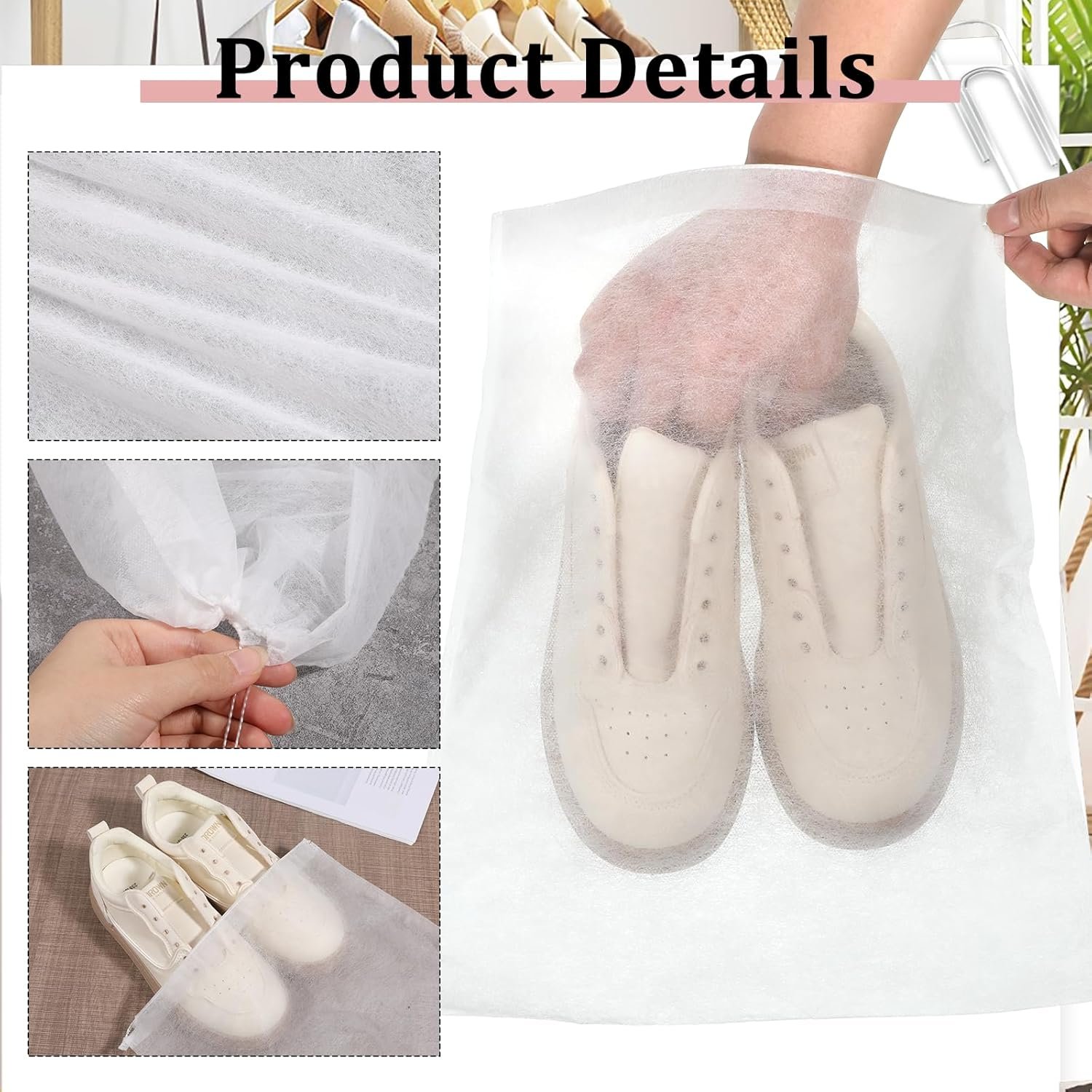 Wholesale 200 Pcs Drawstring Dust Proof Bags for Shoes Purses Handbags Non-Woven Fabric Storage Covers for Packing Travel Home Closet Organizer 12.2 x 15 Inch Manufacturer Wholesale 200 Pcs Drawstring Dust Proof Bags for Shoes Purses Handbags Non-Woven Fabric Storage Covers for Packing Travel Home Closet Organizer 12.2 x 15 Inch Manufacturer