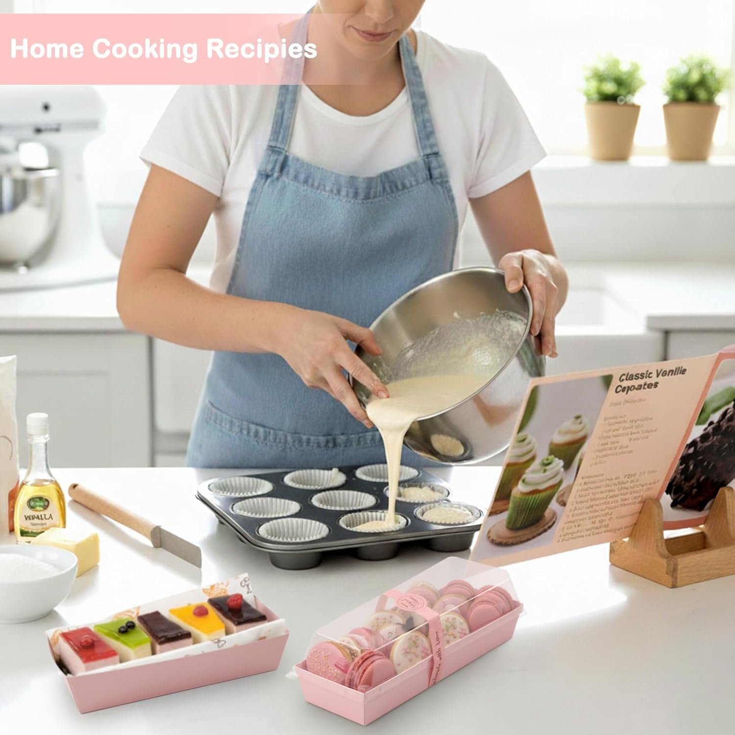 Wholesale 7.5x3.3 Inch Small Charcuterie Boxes with Clear Lids 100Pcs Disposable Mini Bakery Containers To Go Food Paper Boxes for Sandwiches Cookies Pastries Cake Slices Pink Manufacturer