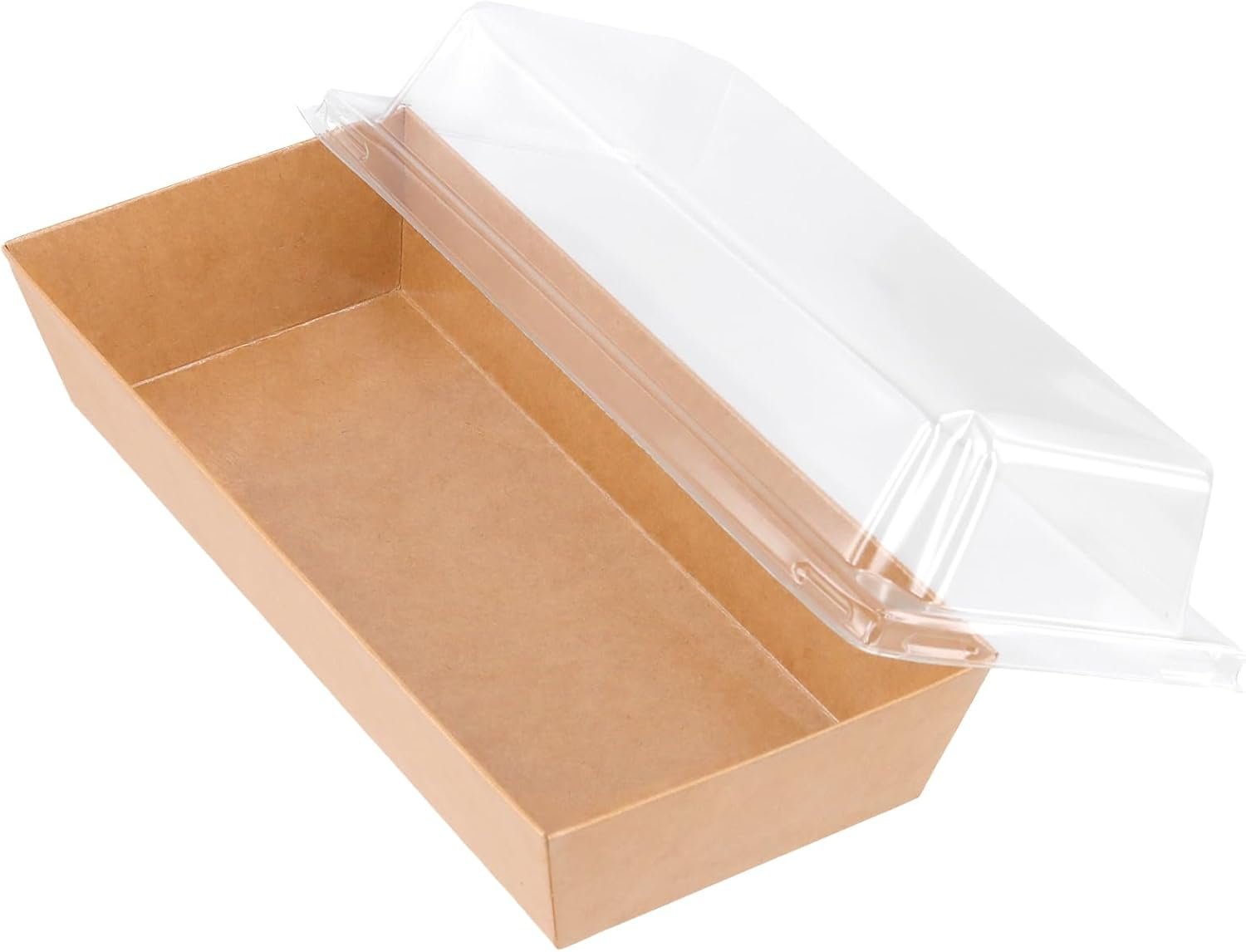 Wholesale 150 Pack 7.5 x 3.3 x 2.5 Inch Pale Brown Kraft Paper Charcuterie Boxes Large Disposable Food Containers for Bakery Desserts Cupcakes Salads Strawberries Cookies Manufacturer
