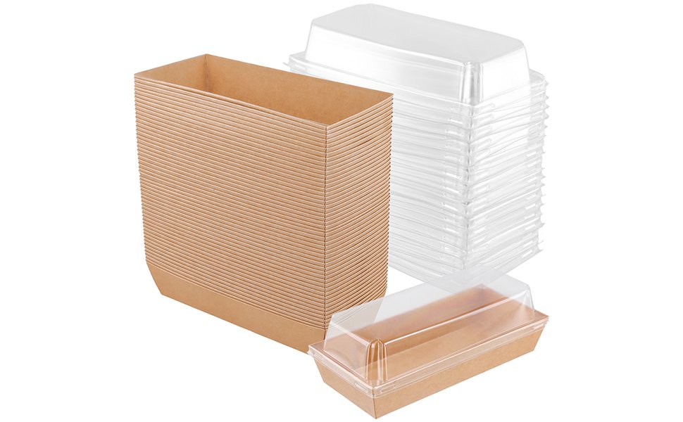 Wholesale 150 Pack 7.5 x 3.3 x 2.5 Inch Pale Brown Kraft Paper Charcuterie Boxes Large Disposable Food Containers for Bakery Desserts Cupcakes Salads Strawberries Cookies Manufacturer